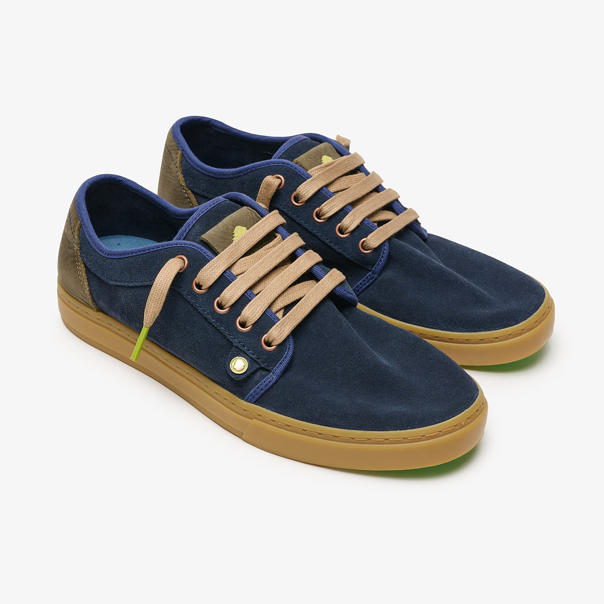 Satorisan Heisei Suede Navy sneakers suède bleu