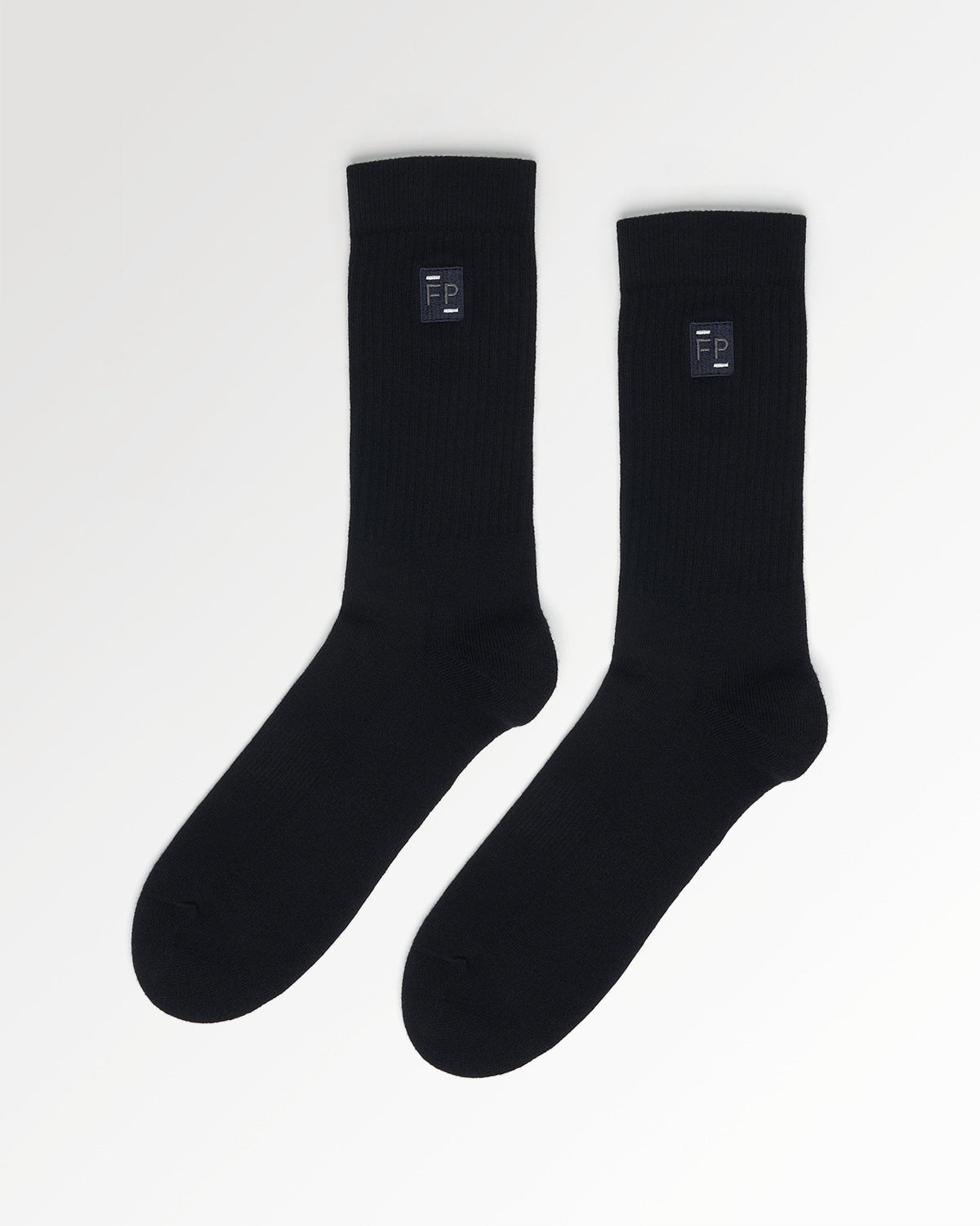 Filling Pieces Patch chaussettes noires coton
