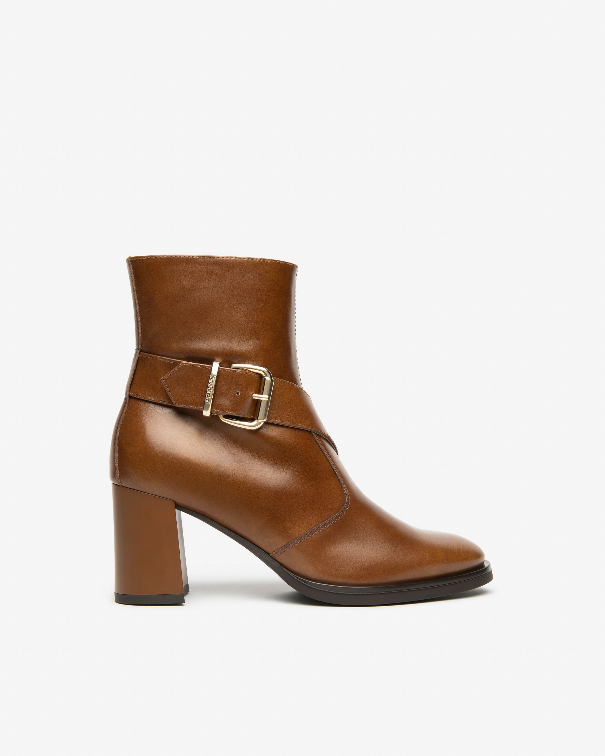 Nerogiardini Bottines Bottines Femme Cuir Talon 75 mm