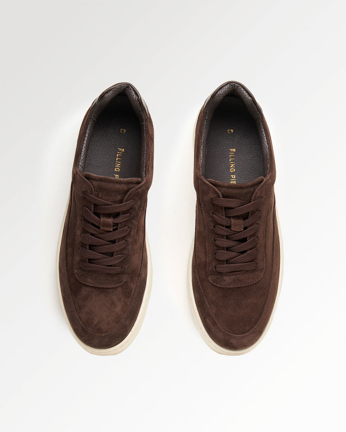 Filling Pieces Mondo Suede Chocolate sneakers marron daim