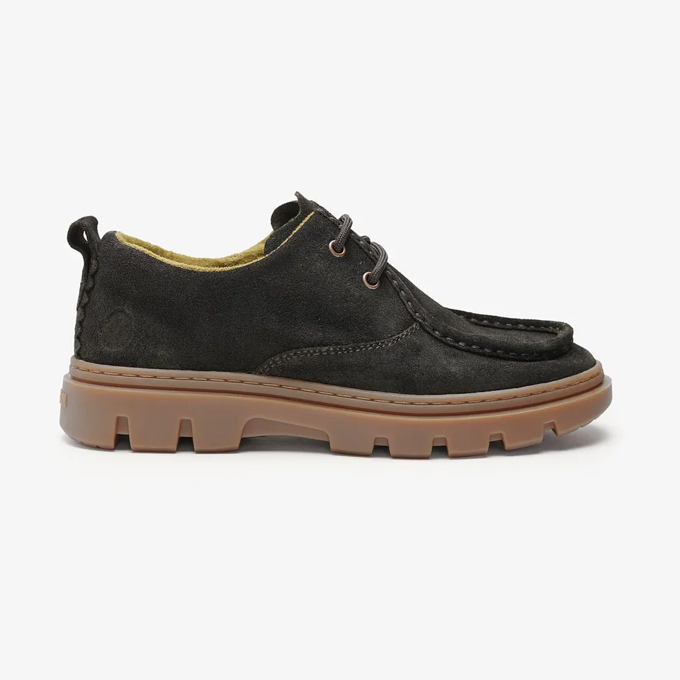 Satorisan Unalome Wallaby mocassins cuir vert laurier