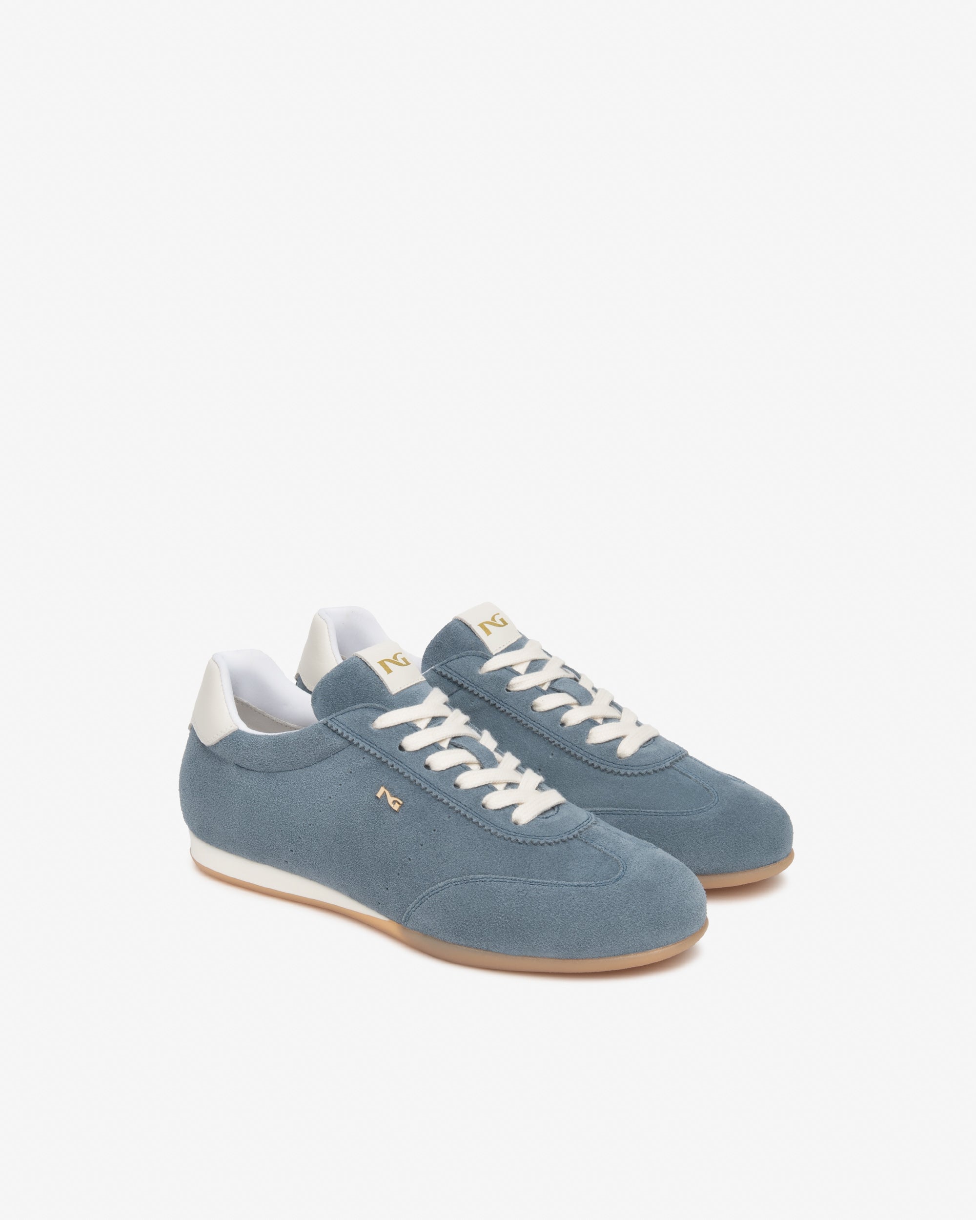 NeroGiardini Sneakers Femme Sneakers Cuir et Velours Confort