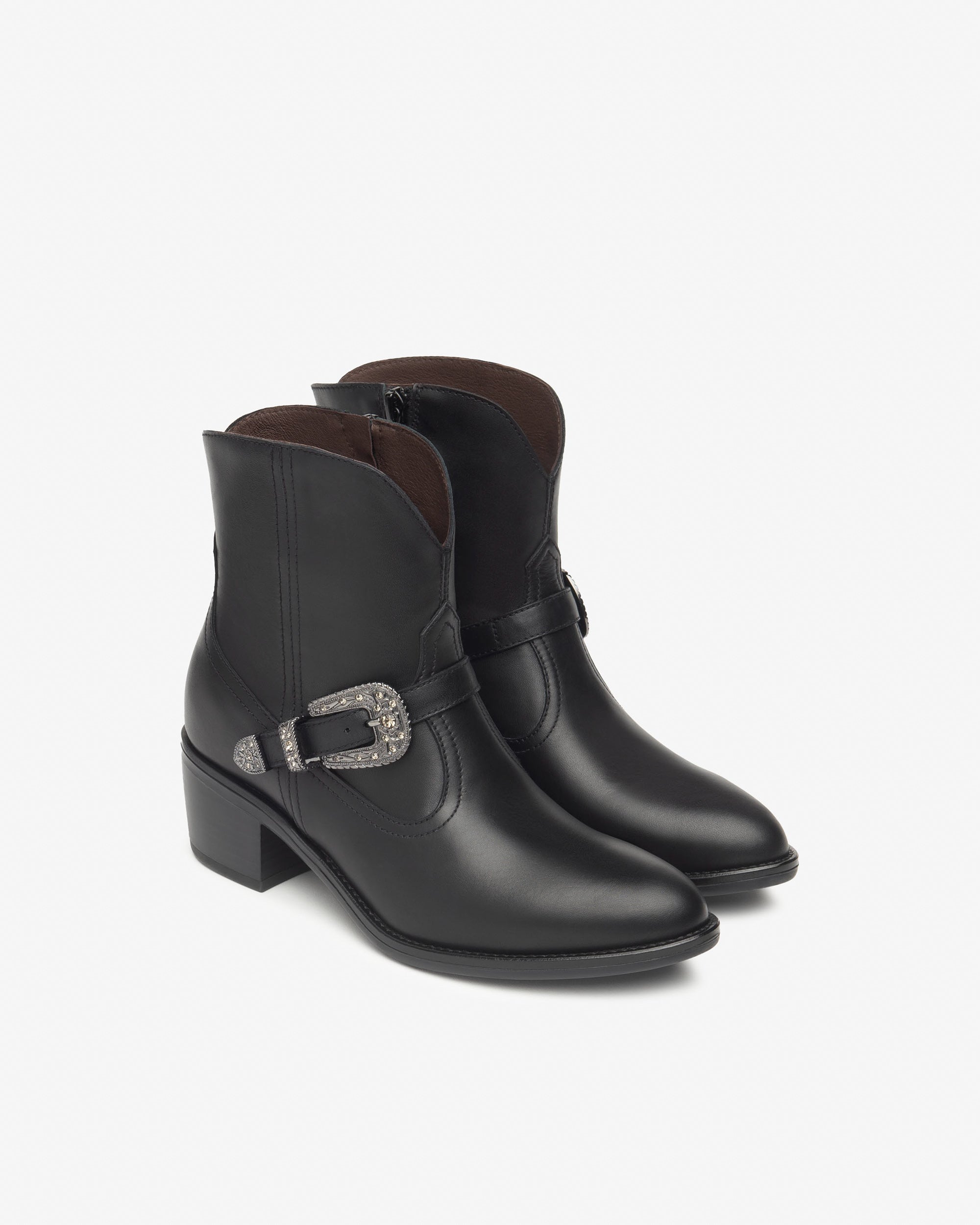 NeroGiardini Bottines femme cuir confort ville