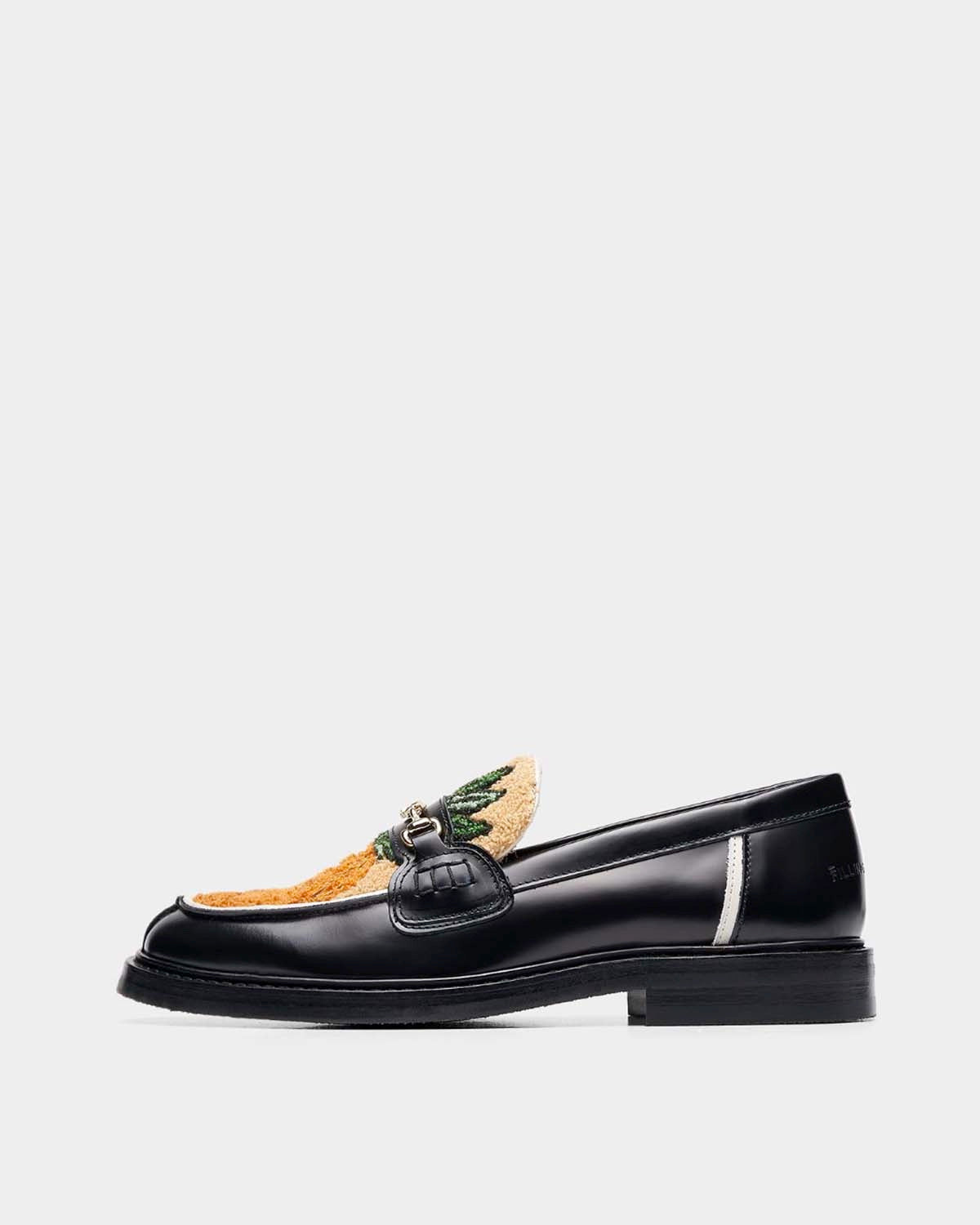 Filling Pieces Loafer Ananas mocassins noirs cuir