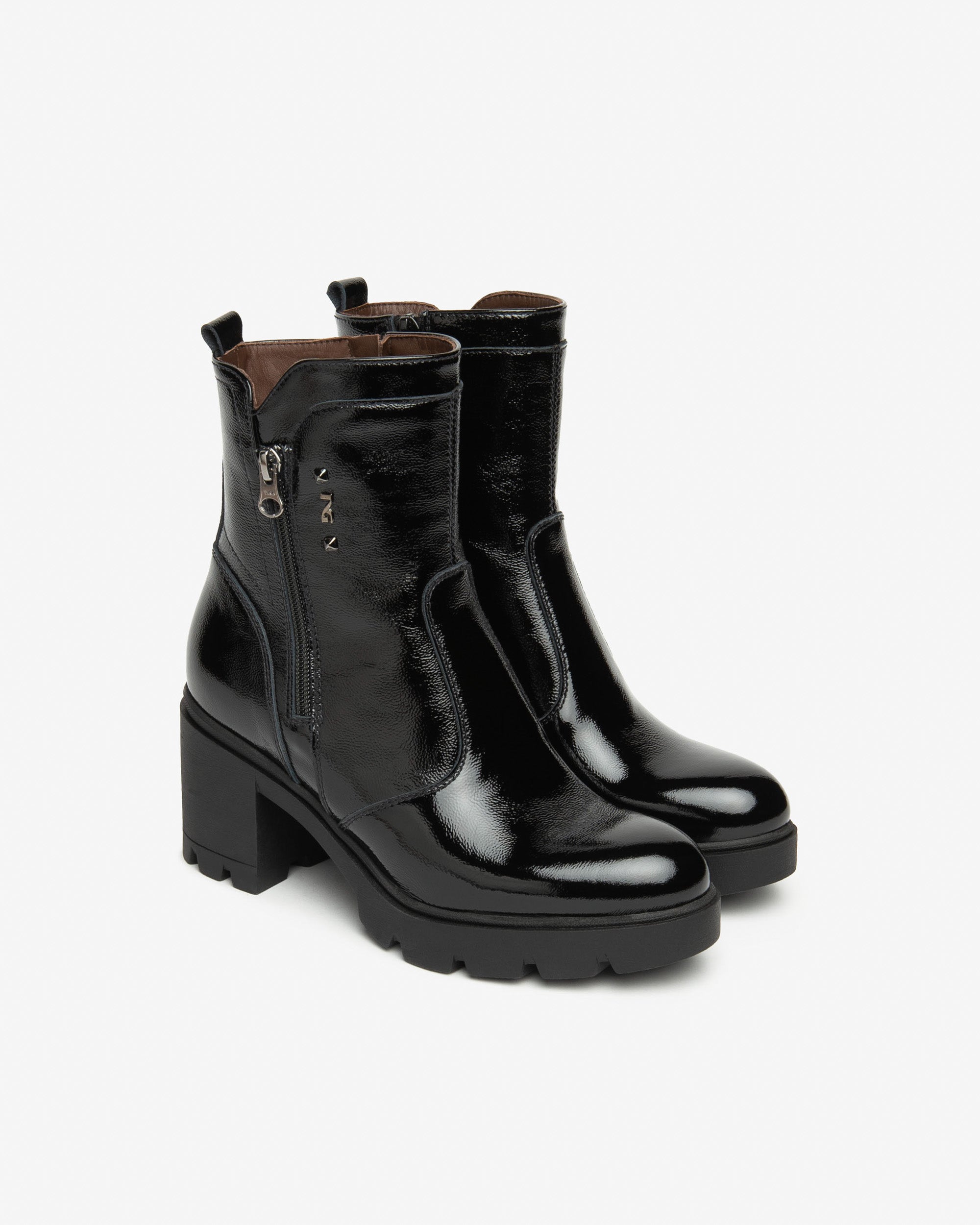 NeroGiardini Bottines Femme en Vernis Made in Italy