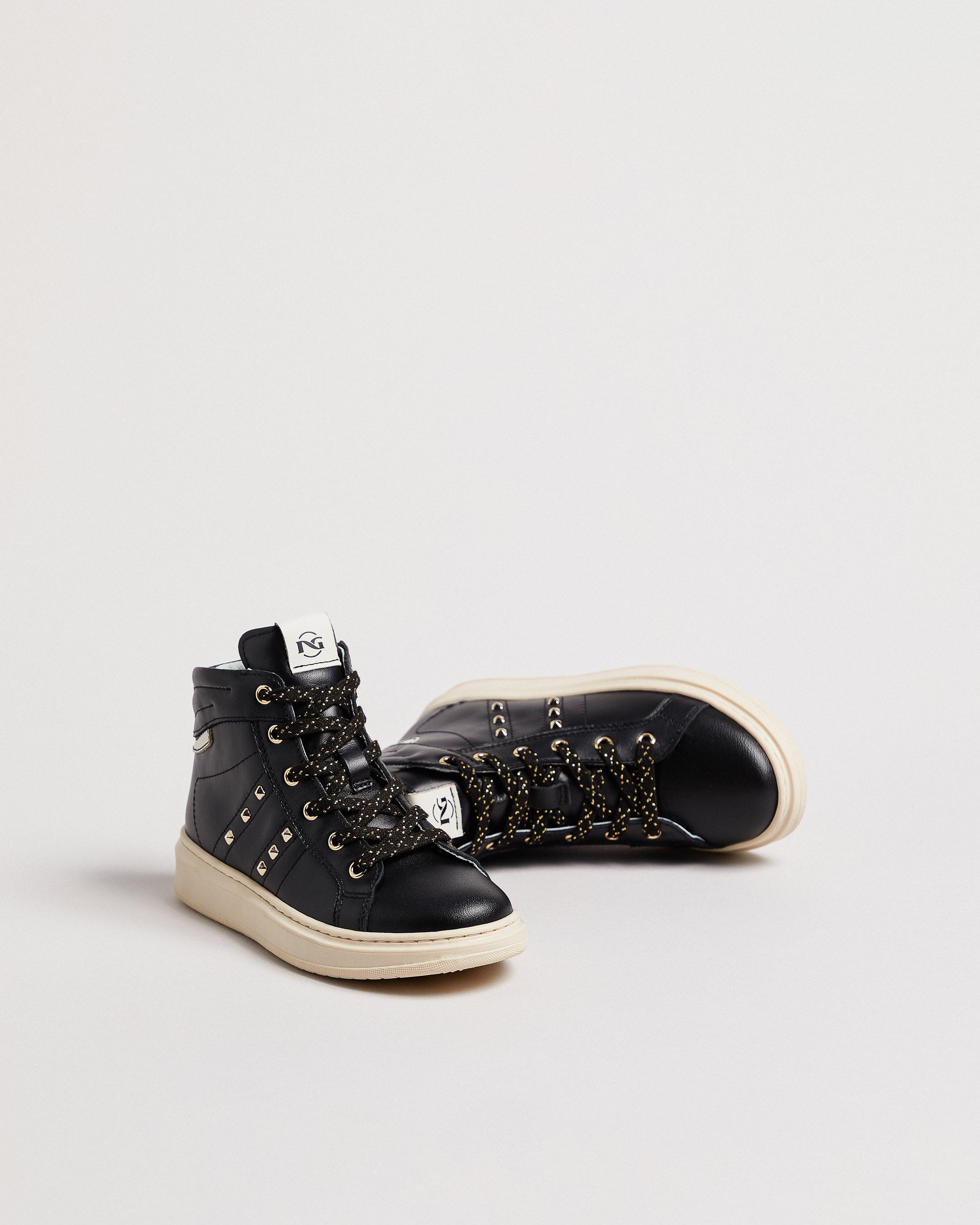 Nerogiardini Sneakers Teen Fille Cuir Baskets Automne-Hiver