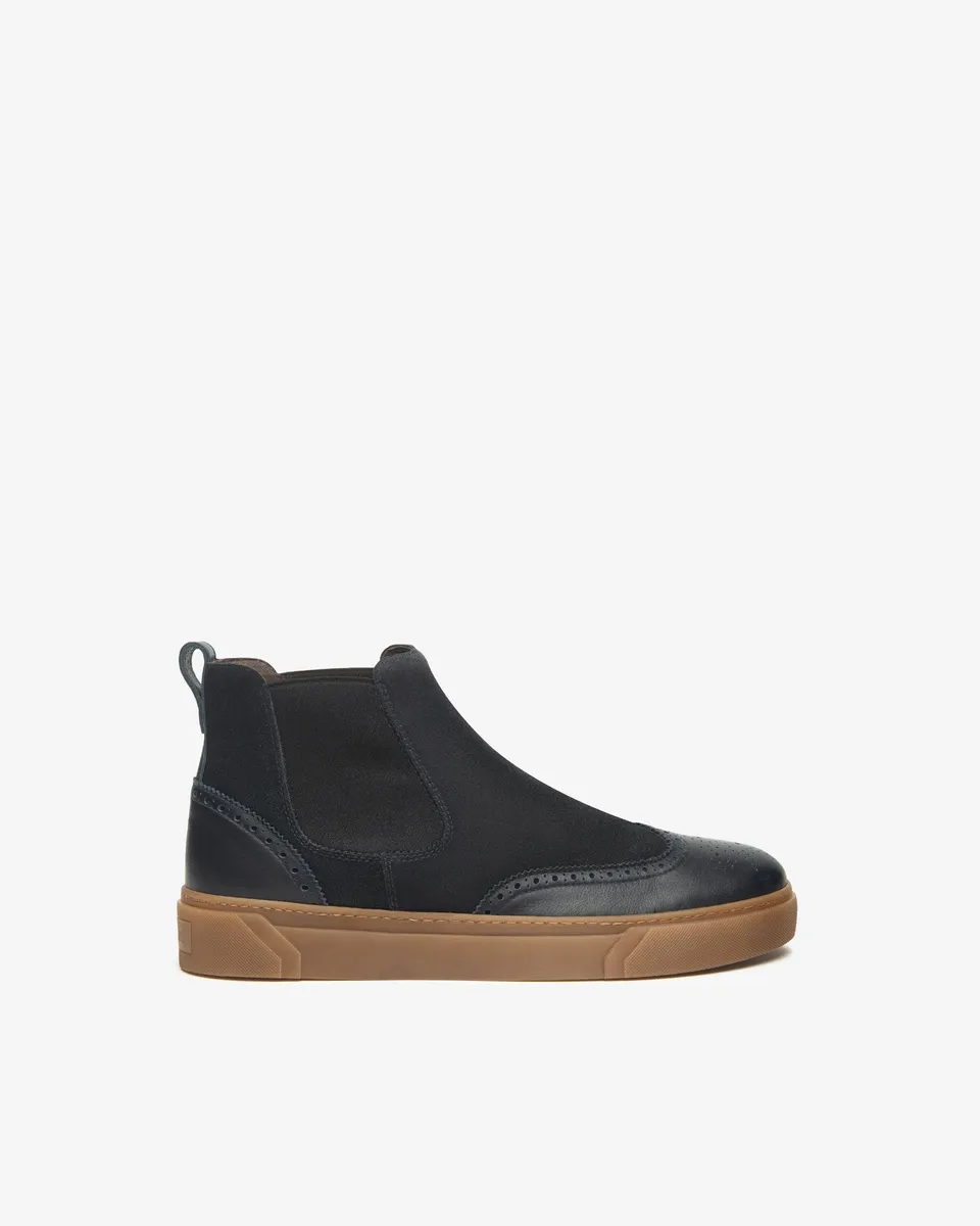 Nerogiardini Chelsea Cuir Homme Bottines Daim Memory
