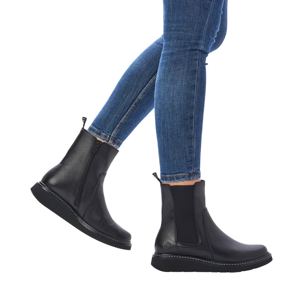 Remonte D3970 bottines femme 39 noir cuir