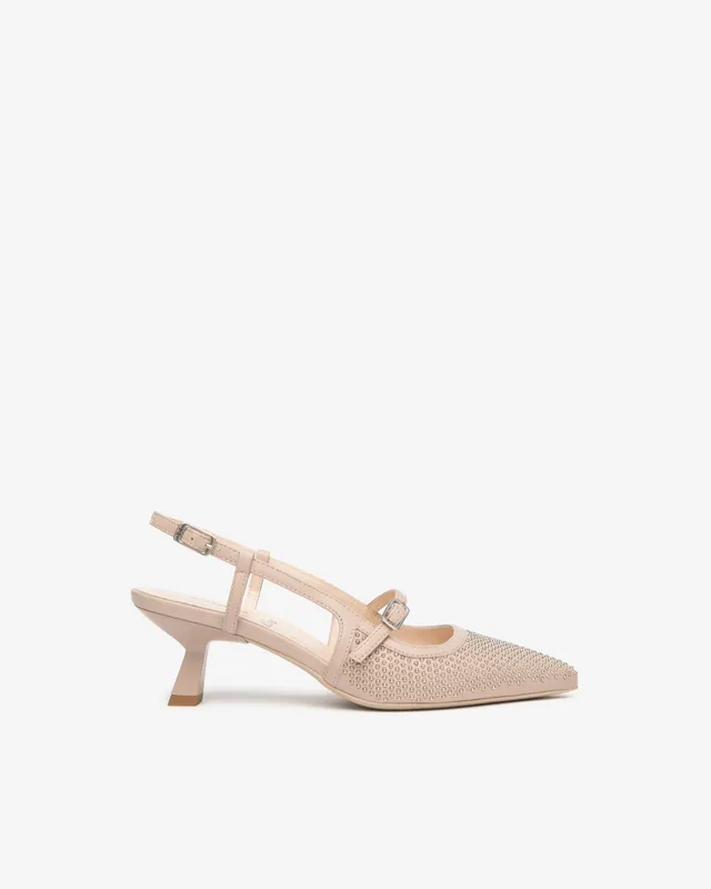 Nerogiardini Slingbacks cuir femme bride arrière Italie
