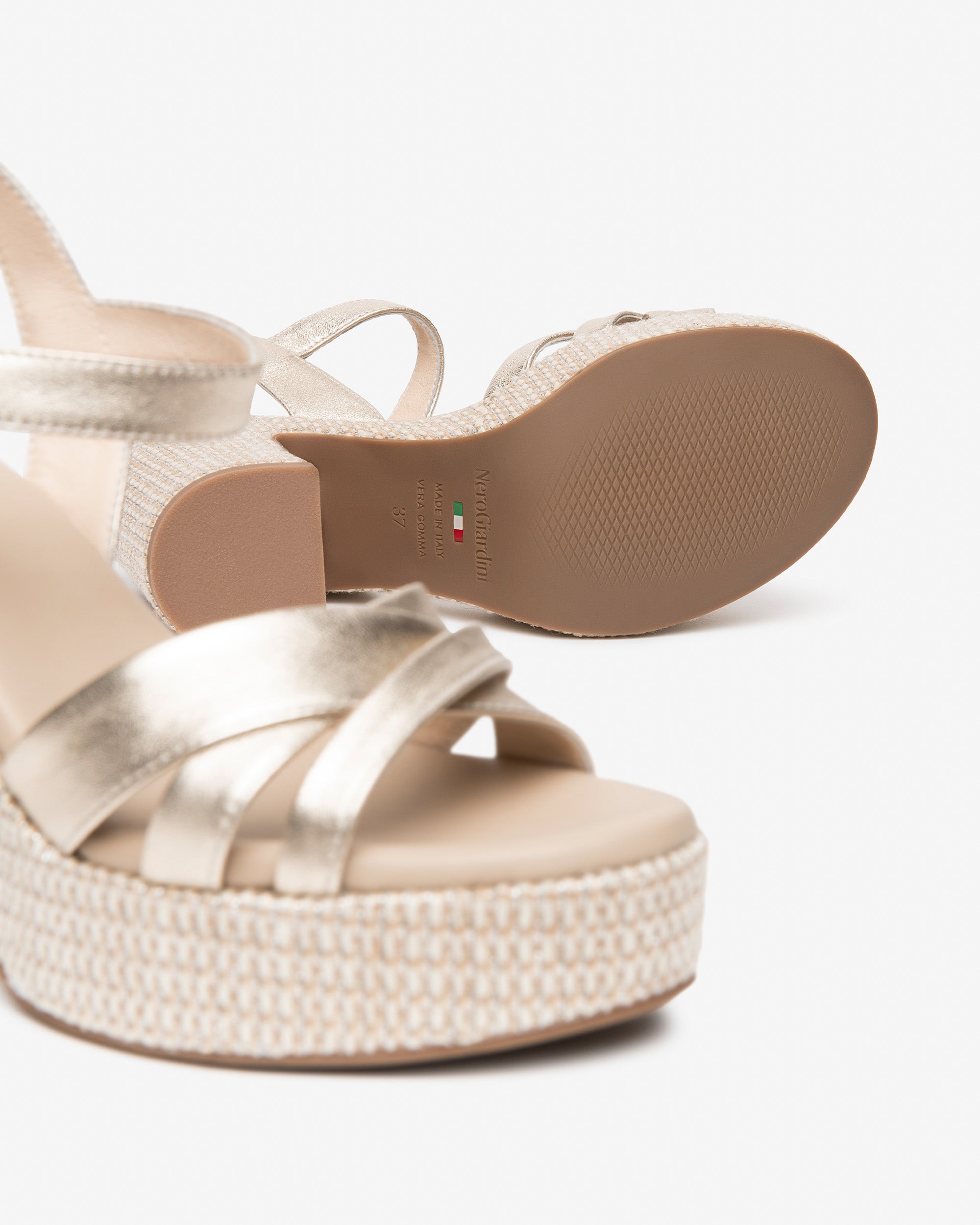 NeroGiardini Sandales Femme Cuir Été Confort