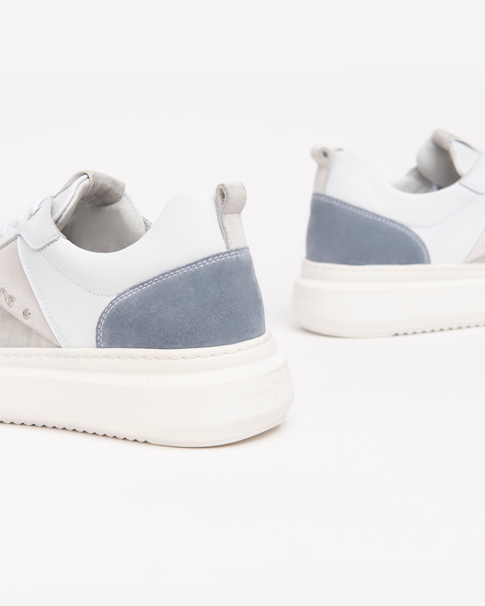 Nerogiardini Sneakers Femme Cuir Sneakers Velours 4 cm