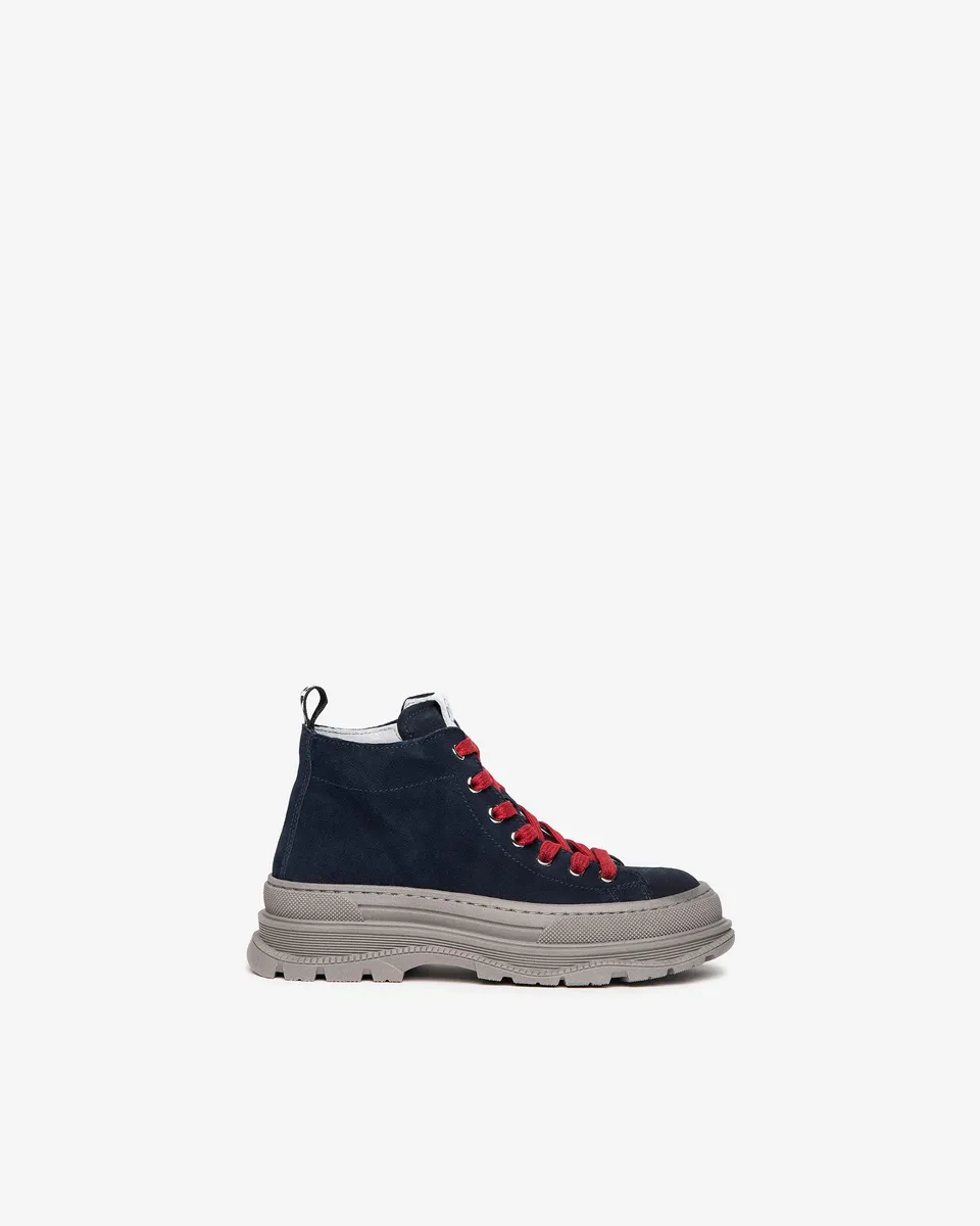 NeroGiardini Bottines Garçon Daim DryGo Confort