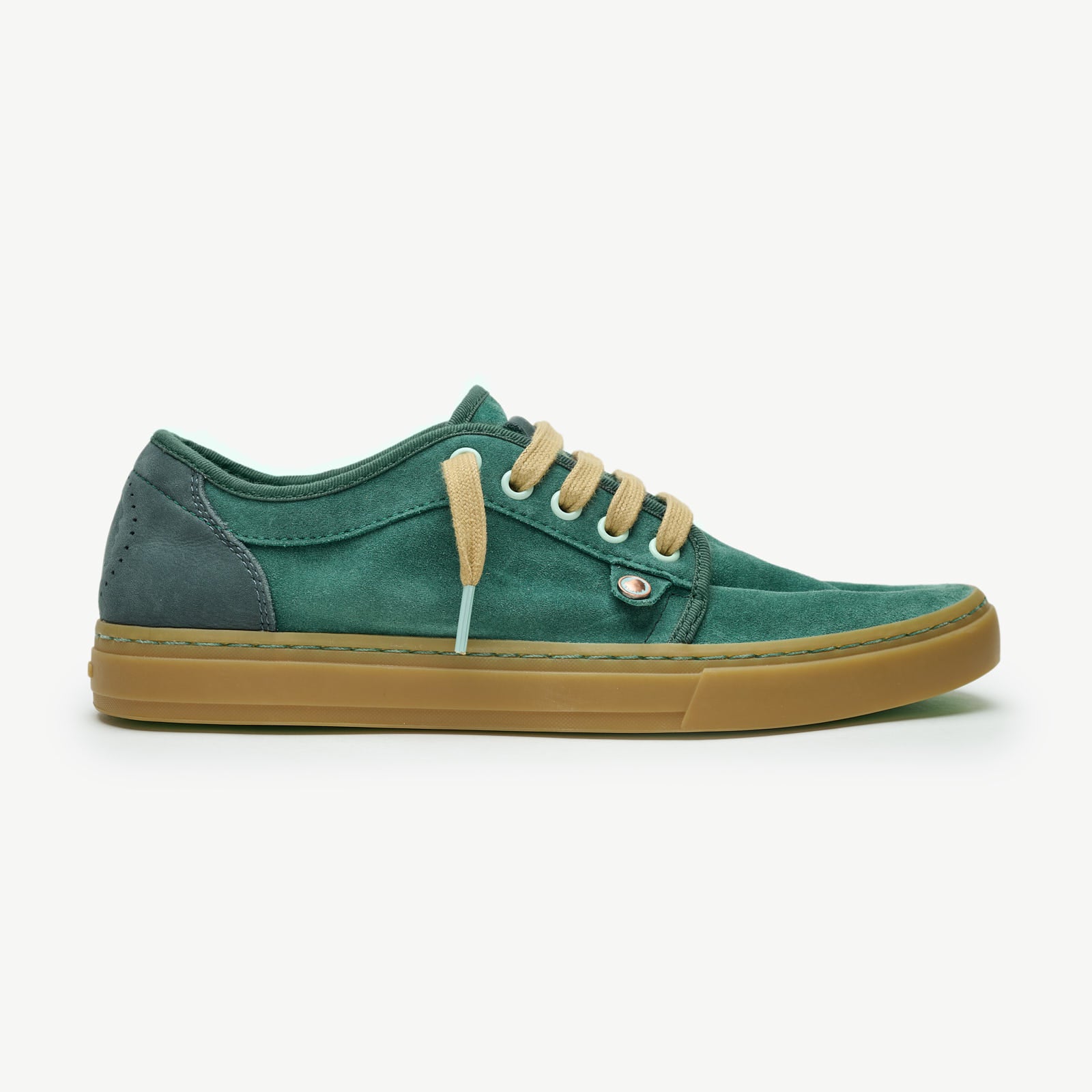 Satorisan Heisei Suede baskets Diving Green daim