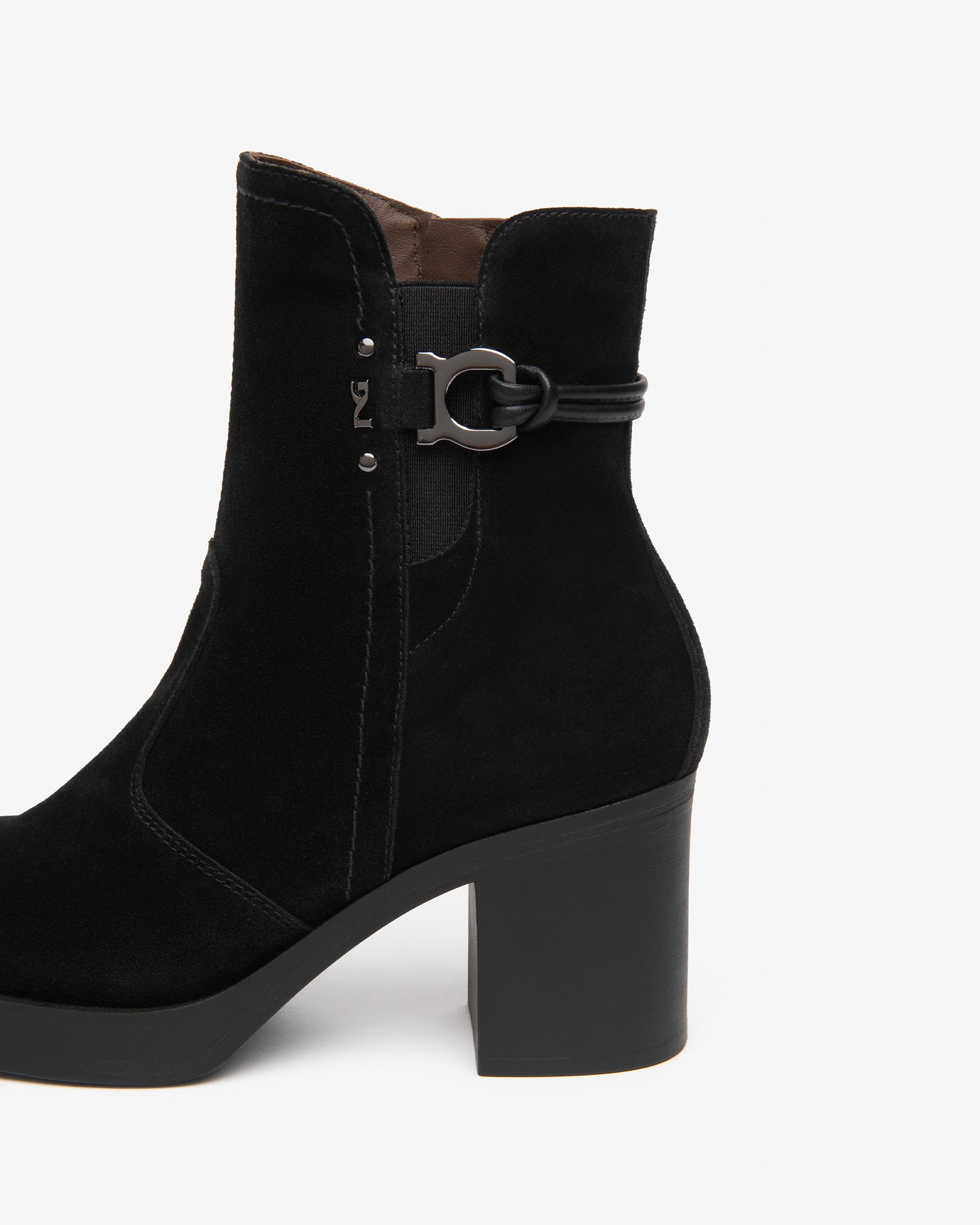 NeroGiardini Bottines Bottines Femme Cuir Velours Talon 75