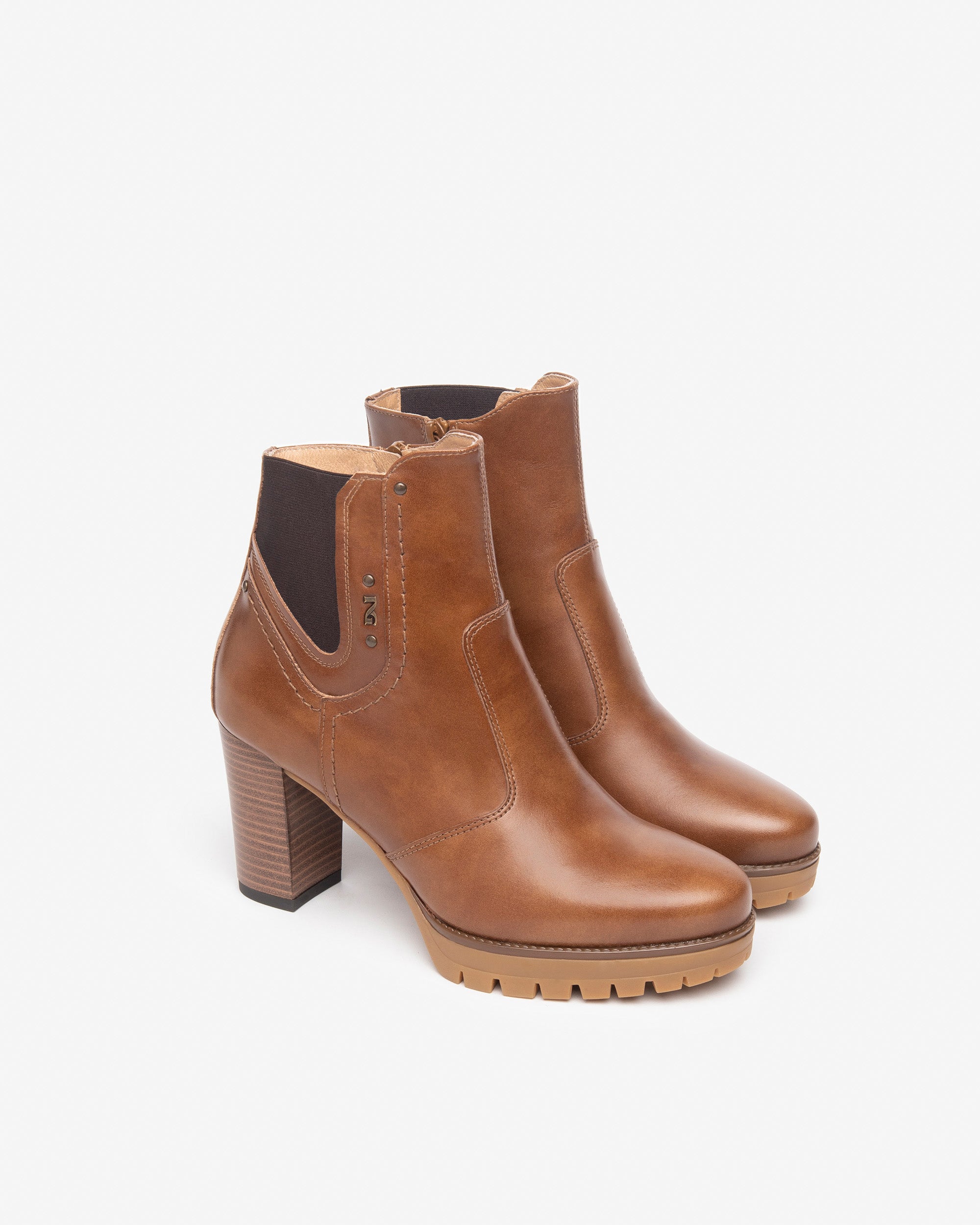 NeroGiardini Bottines bottines femme cuir look glamour
