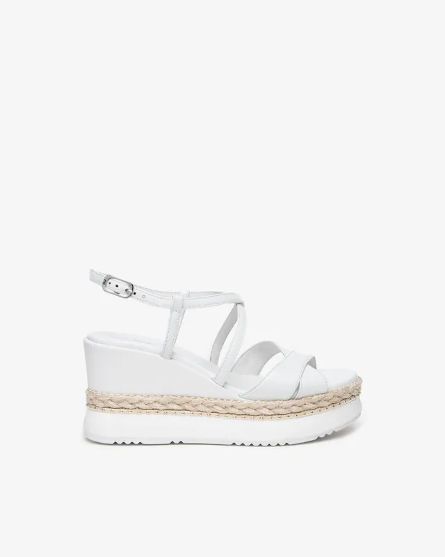 NeroGiardini Sandales femme cuir Made in Italy