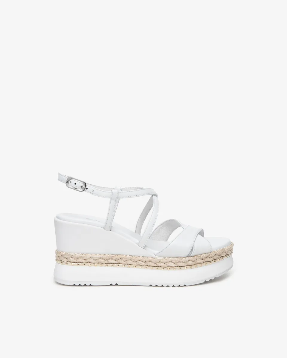 NeroGiardini Sandales femme cuir Made in Italy