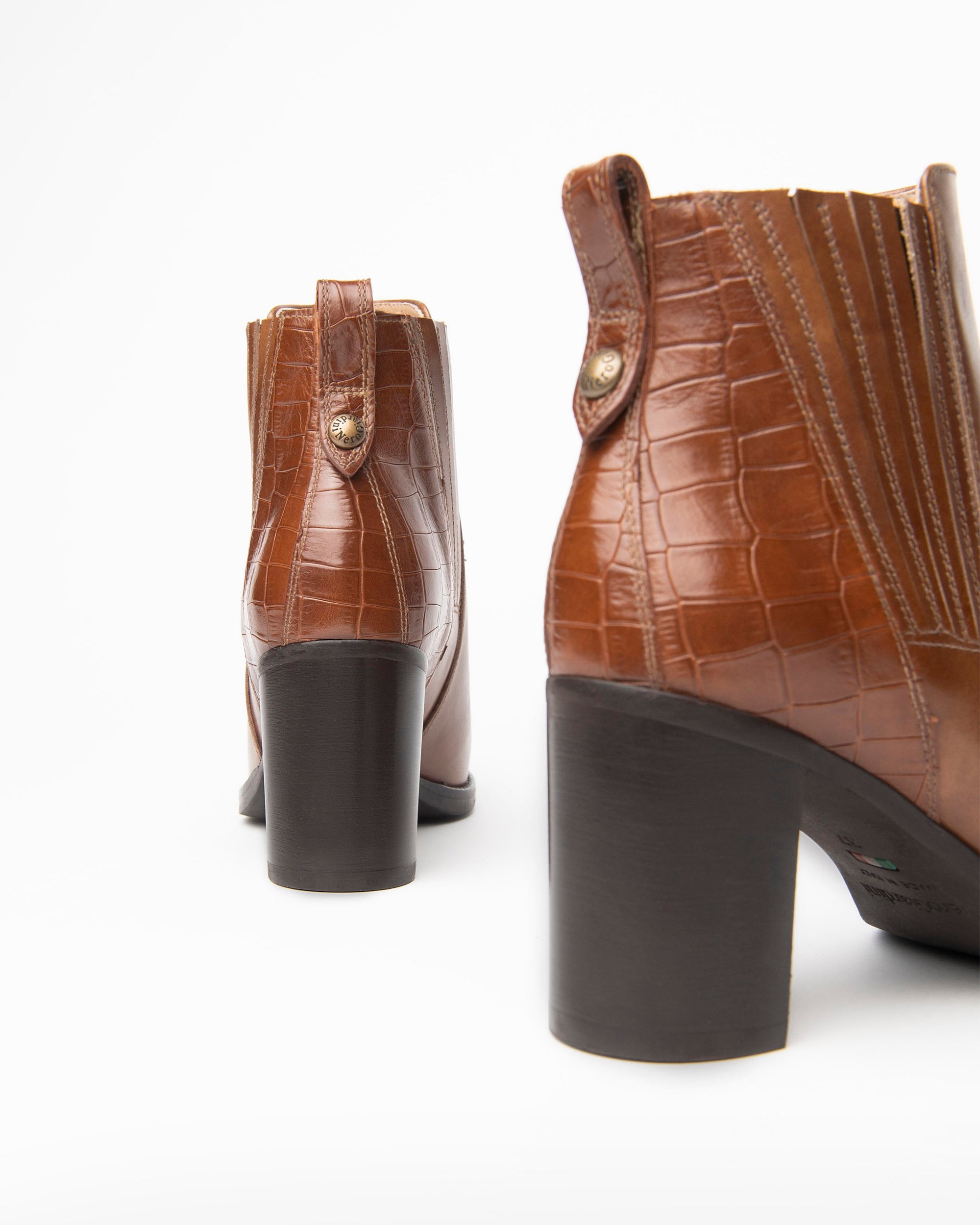 NeroGiardini Bottines Femme Cuir Tronchetti Italie