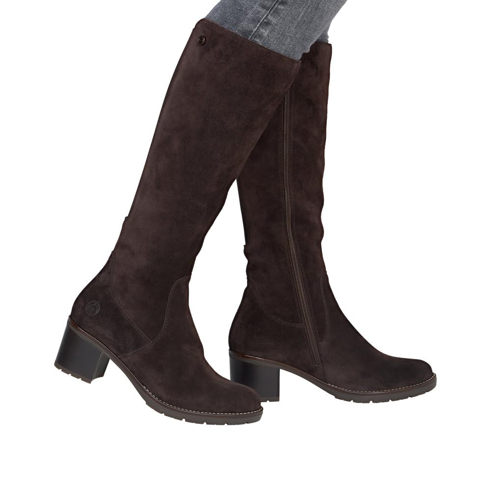 Remonte D2A78 bottes montantes marron 39 EU cuir velours
