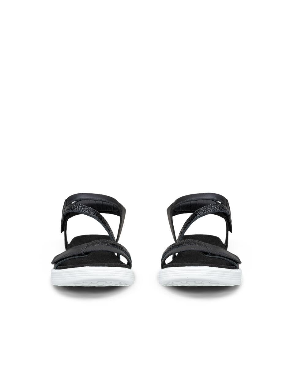 ECCO Soft Sandal 3-Strap sandales femme Noir réglable