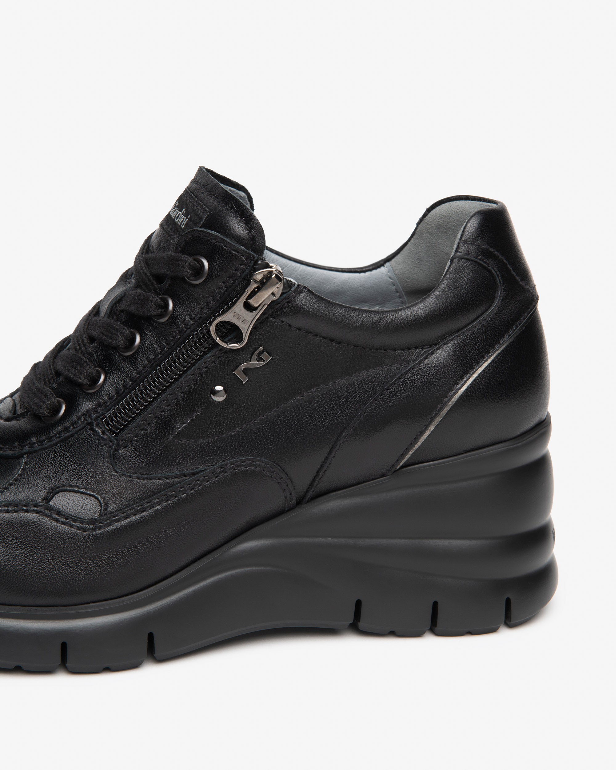 NeroGiardini Sneakers Femme Cuir Compensées 60 mm