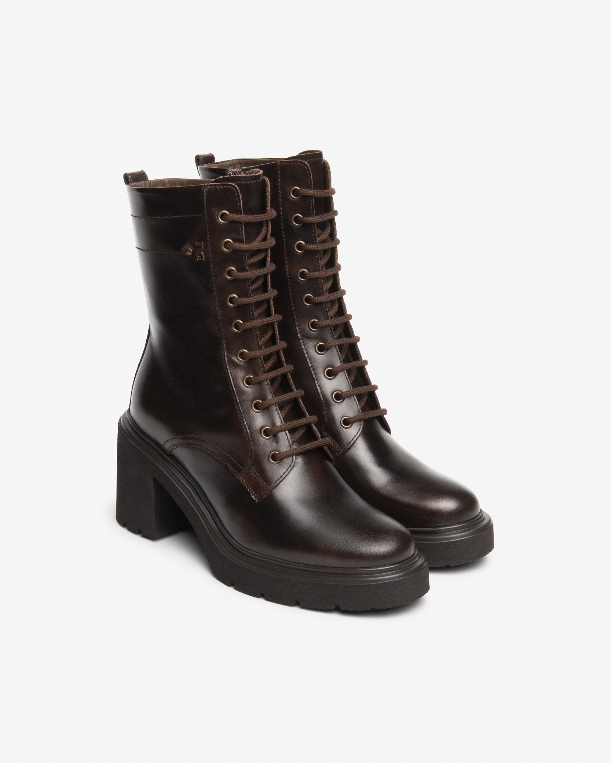 NeroGiardini Bottines Motardes Femme Cuir Talon 85