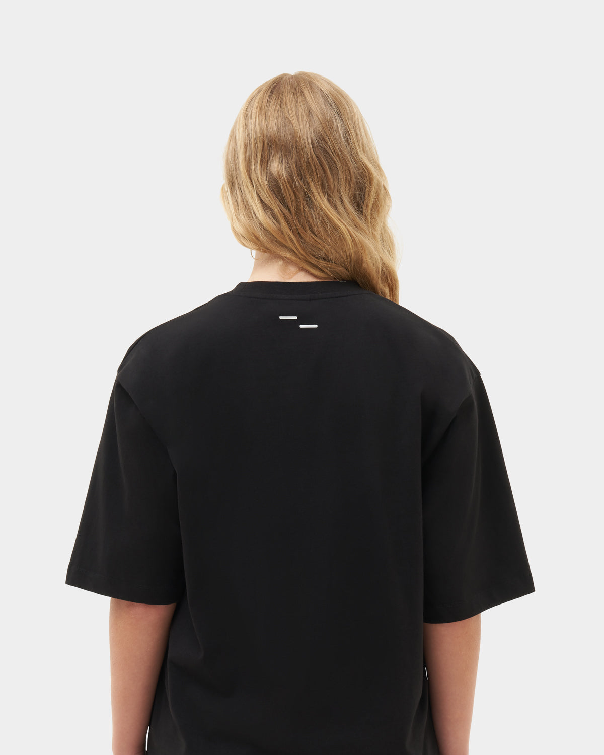 Filling Pieces Boxy t-shirt noir coton bio ample