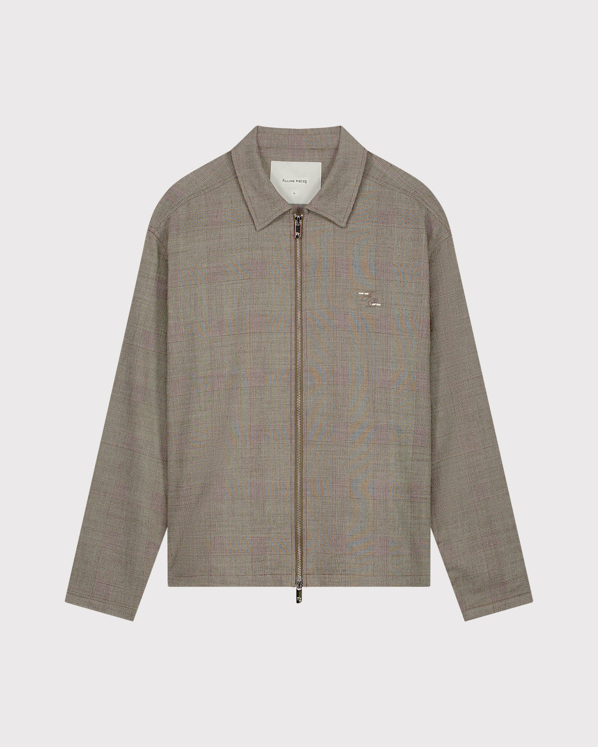 Filling Pieces Coach Jacket Wool veste coach laine blanche Pure