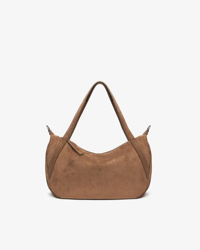 NeroGiardini Sacs Hobo Femme Daim Zip PZ