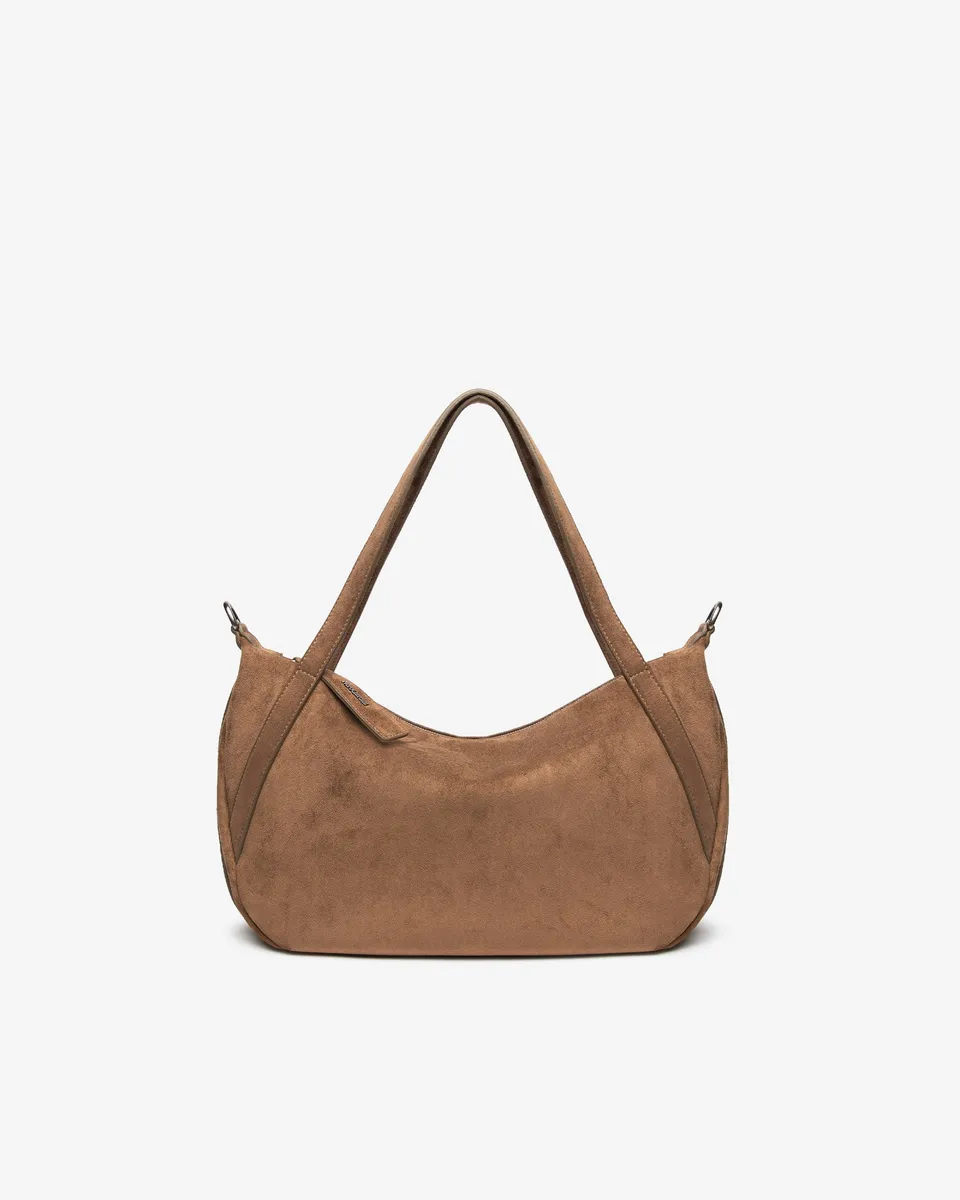 NeroGiardini Sacs Hobo Femme Daim Zip PZ