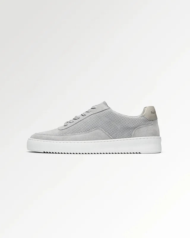 Filling Pieces Mondo sneakers grises suède perforé