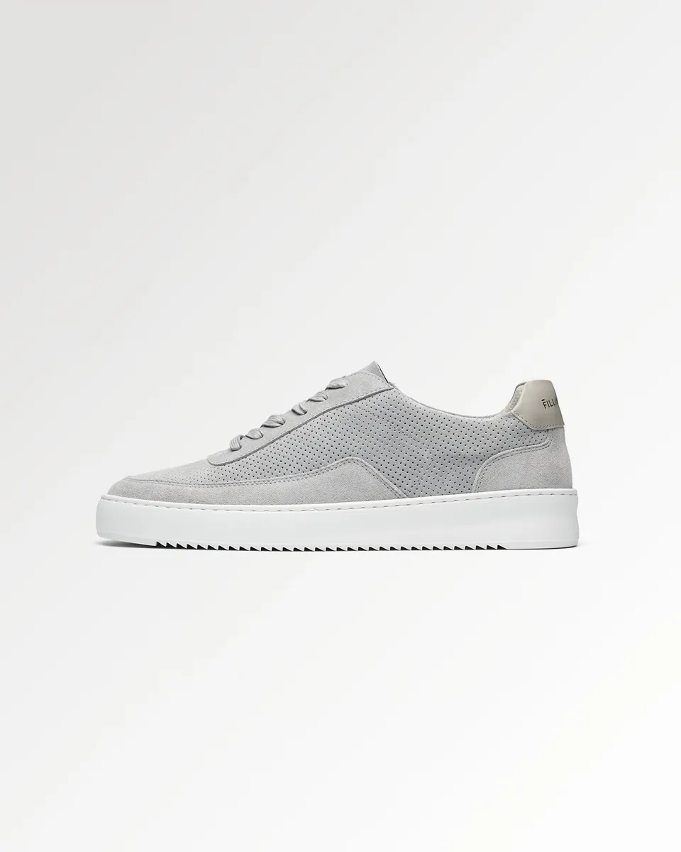 Filling Pieces Mondo sneakers grises suède perforé