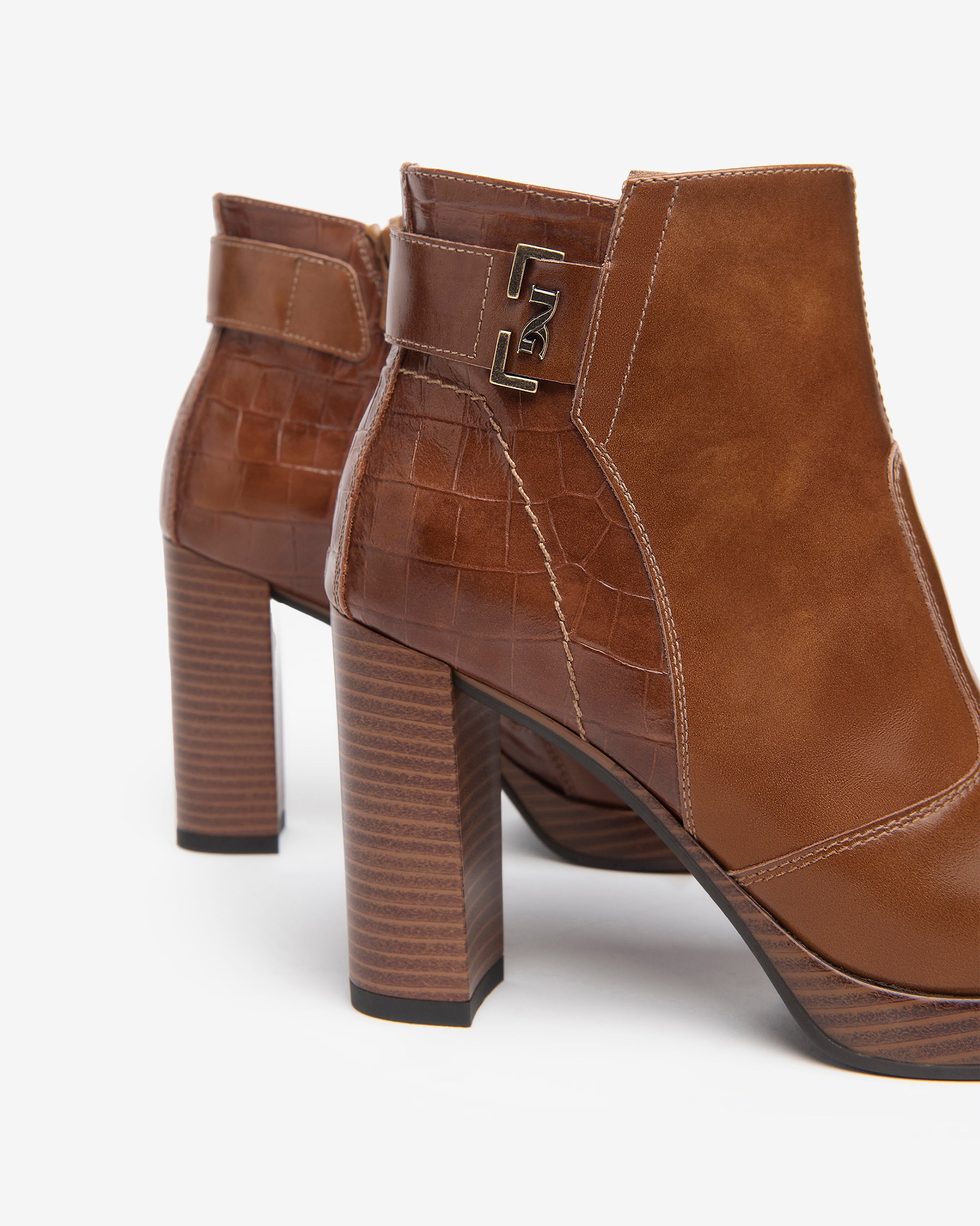 Nerogiardini Bottines Femme Cuir Confort Automne Hiver