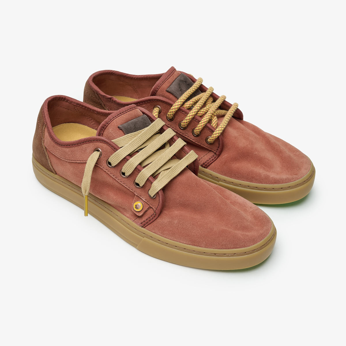 Satorisan Heisei Suede baskets Terracota Bronze daim
