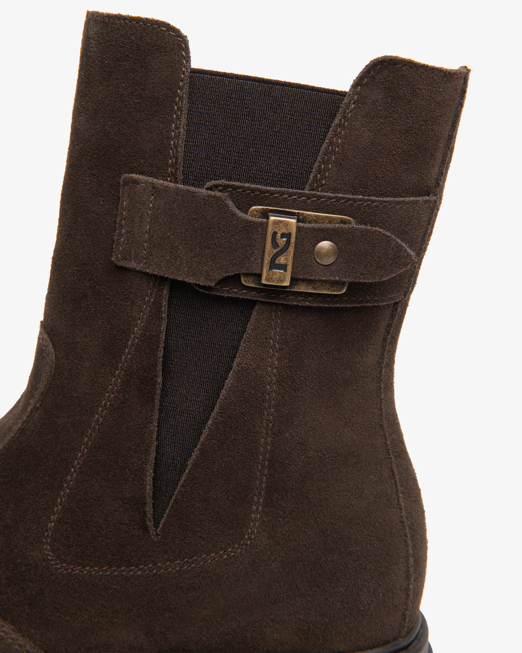 NeroGiardini Chelsea bottines femme cuir velours 40mm