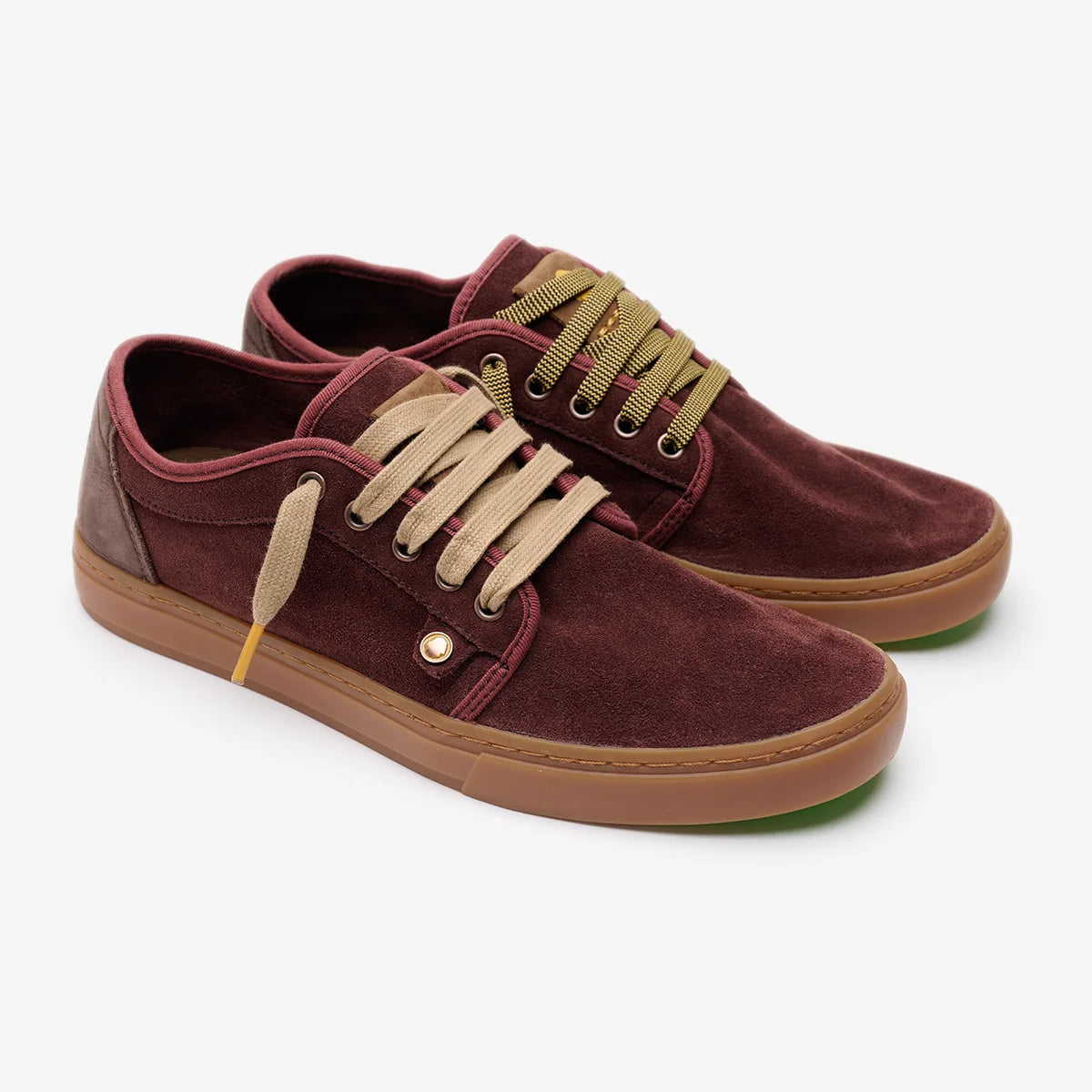 Satorisan Heisei Suede baskets garnet daim