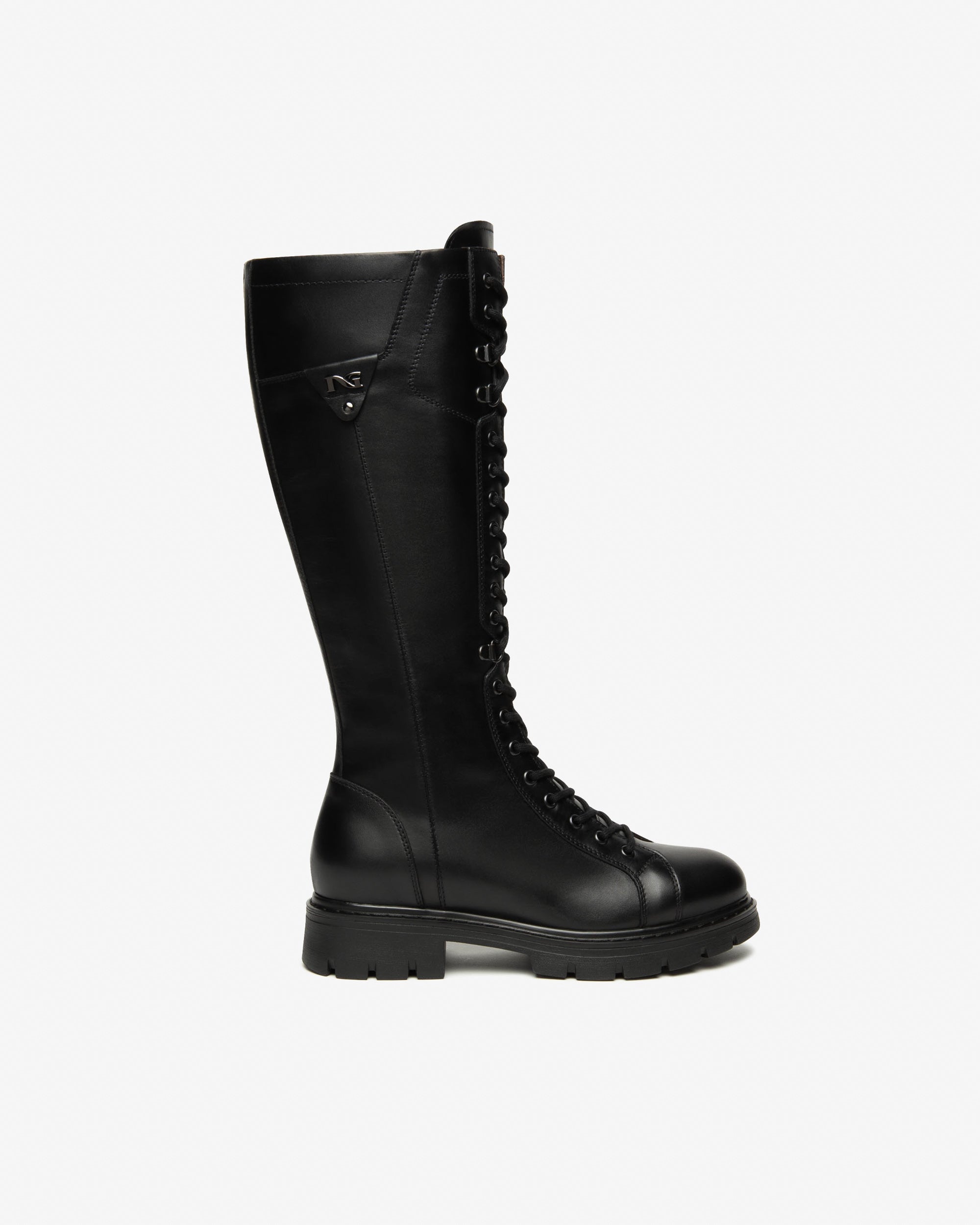 Nerogiardini Bottes Femme Cuir Bottes Made in Italy Confort