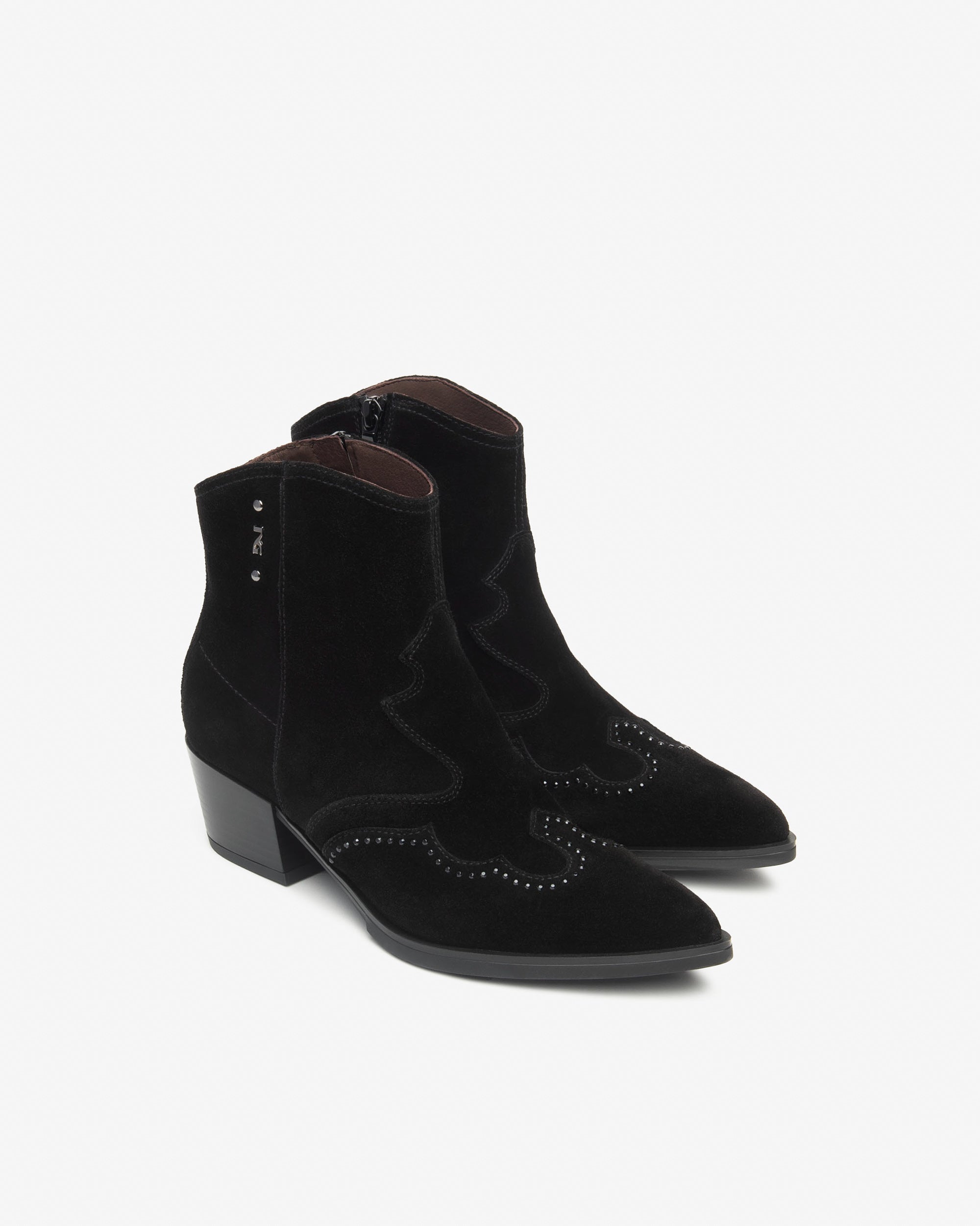 NeroGiardini Bottines Daim Bottines Femme Western 50 mm