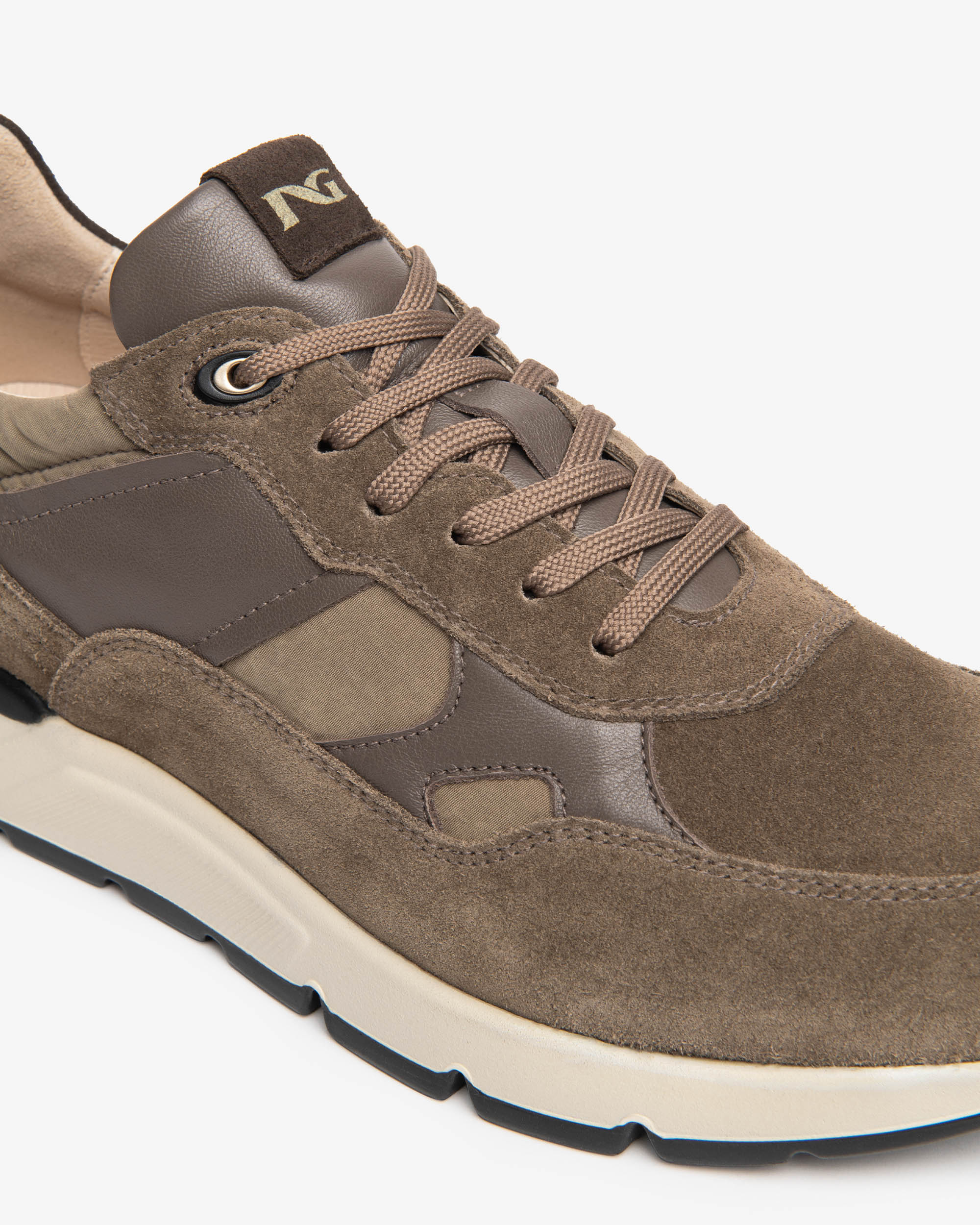 NeroGiardini Sneakers Homme Cuir Velours Toile