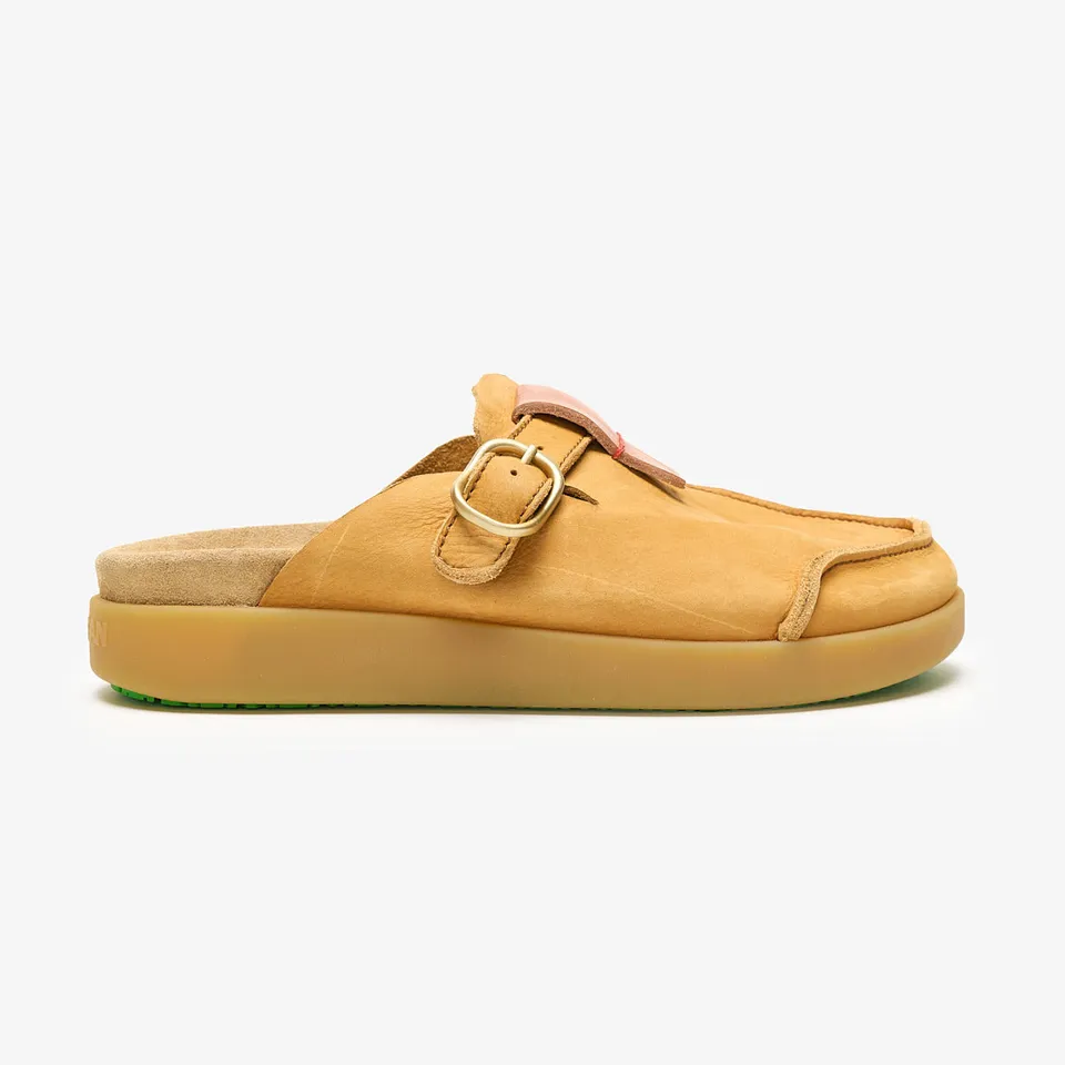 Satorisan Hoote Premium Peanut sabot cuir slip-on