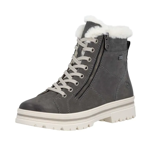 Remonte D2U73 bottes lacets gris 39 EU confort
