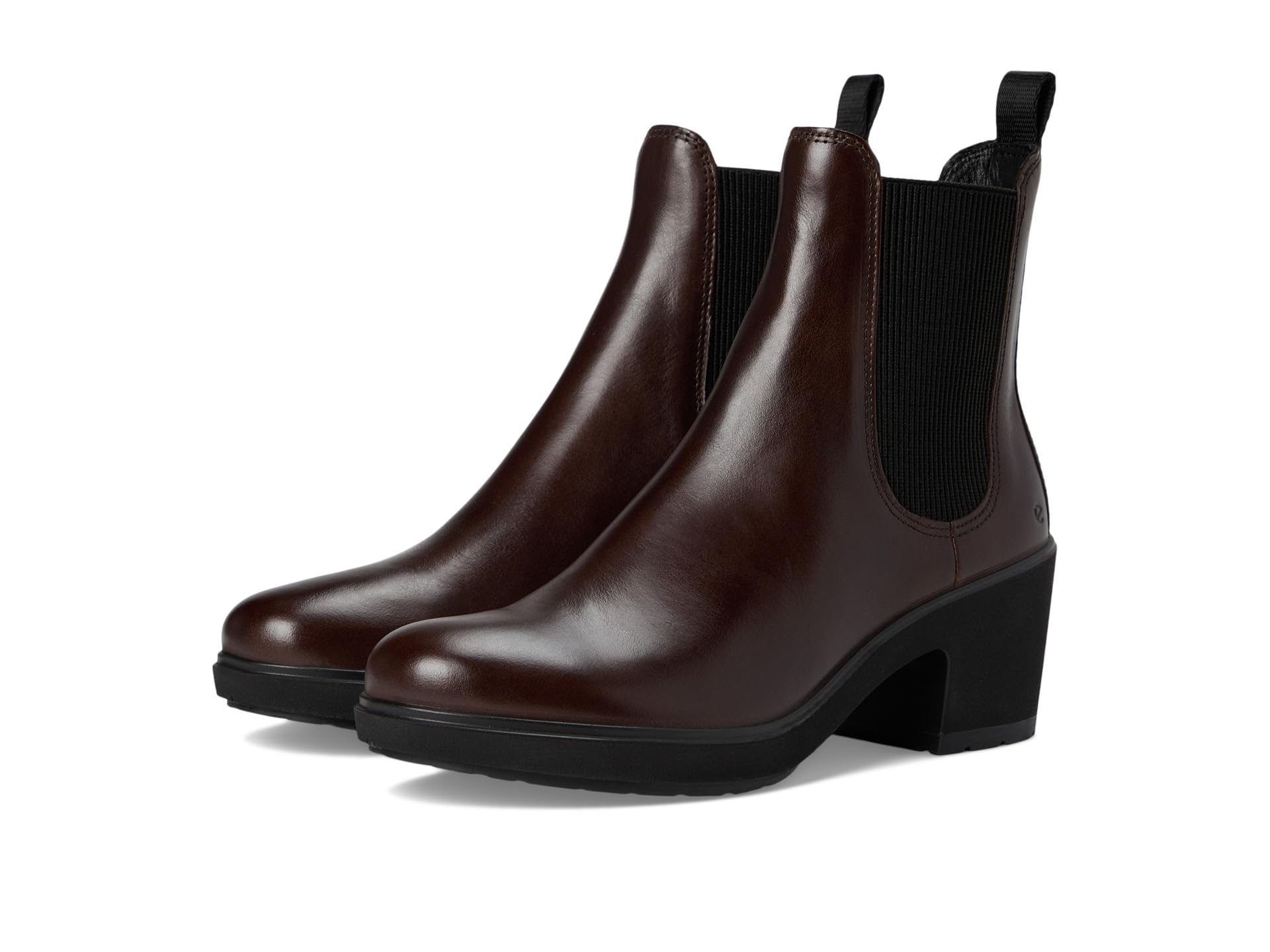 ECCO Metropole Zurich boots femme noir cuir talon