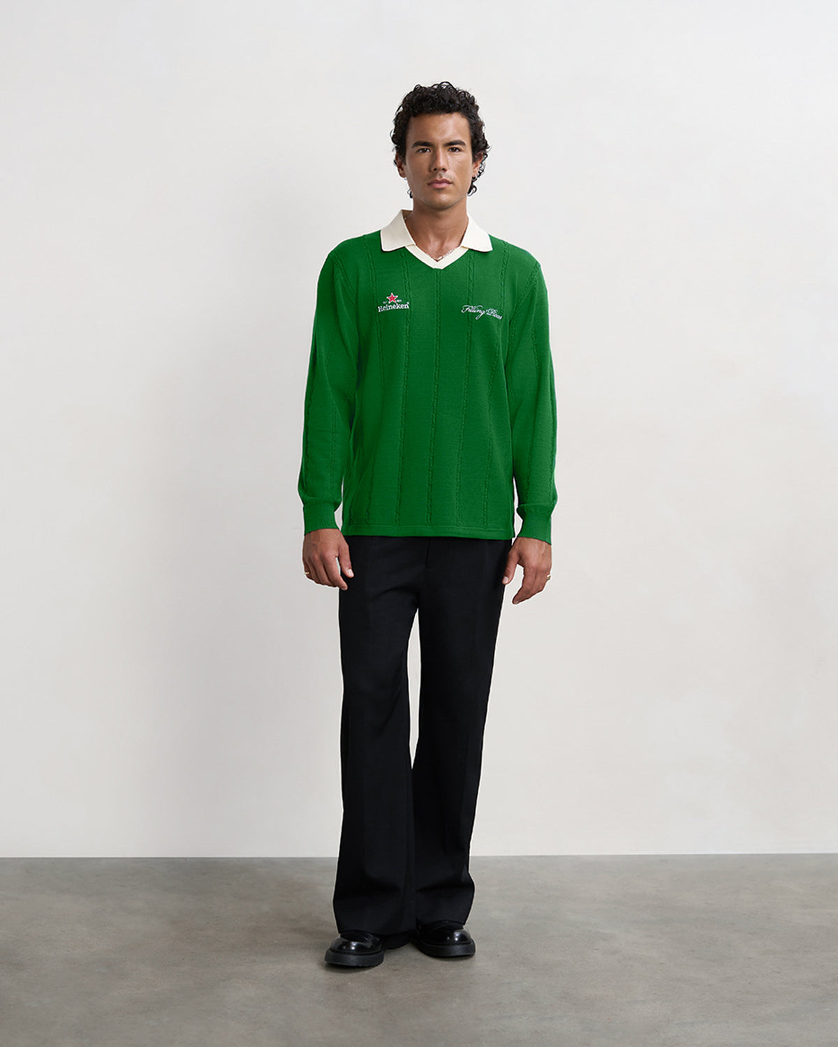Filling Pieces Knit Jersey Heineken Green maillot vert