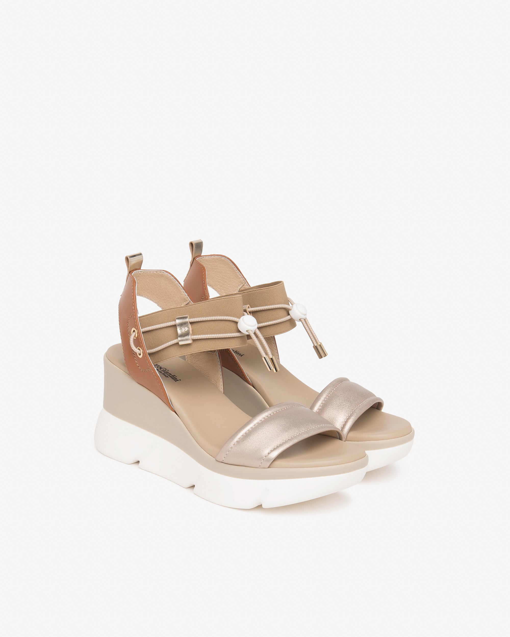 NeroGiardini Sandales Femme Cuir et Technique Confort