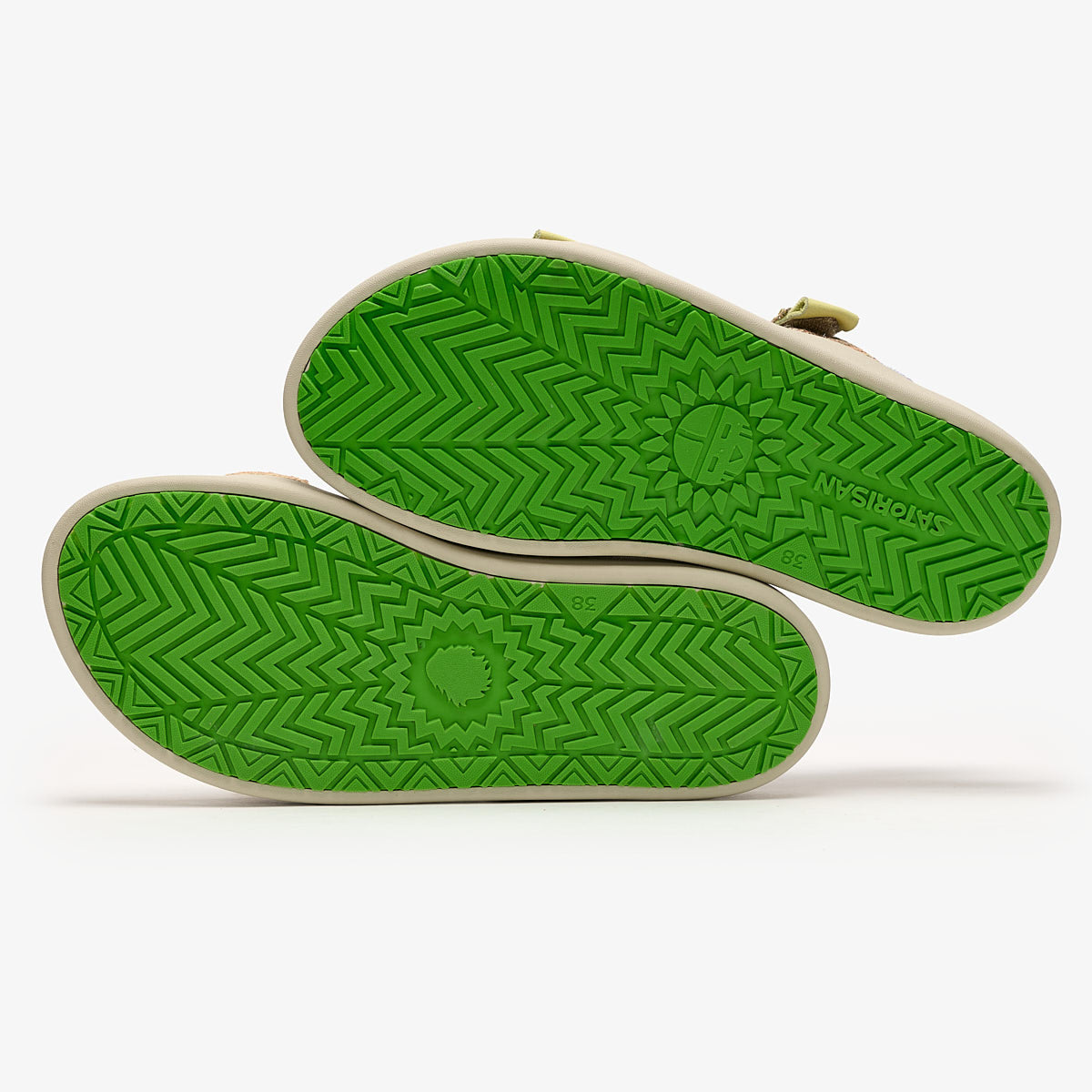 Satorisan Kona Raffia sandales Etnico textile femme