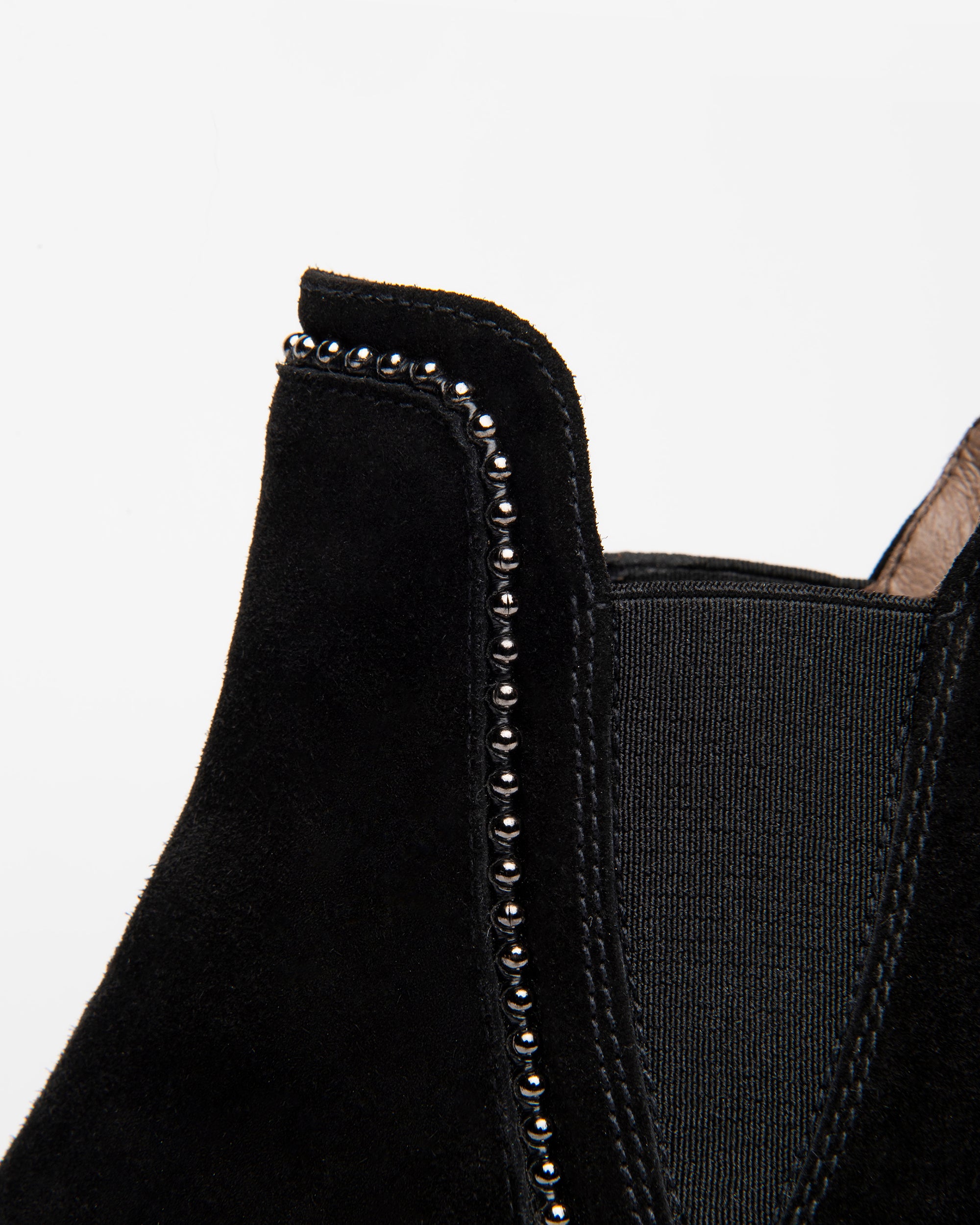 NeroGiardini Bottines Chelsea Femme Cuir Velours Confort