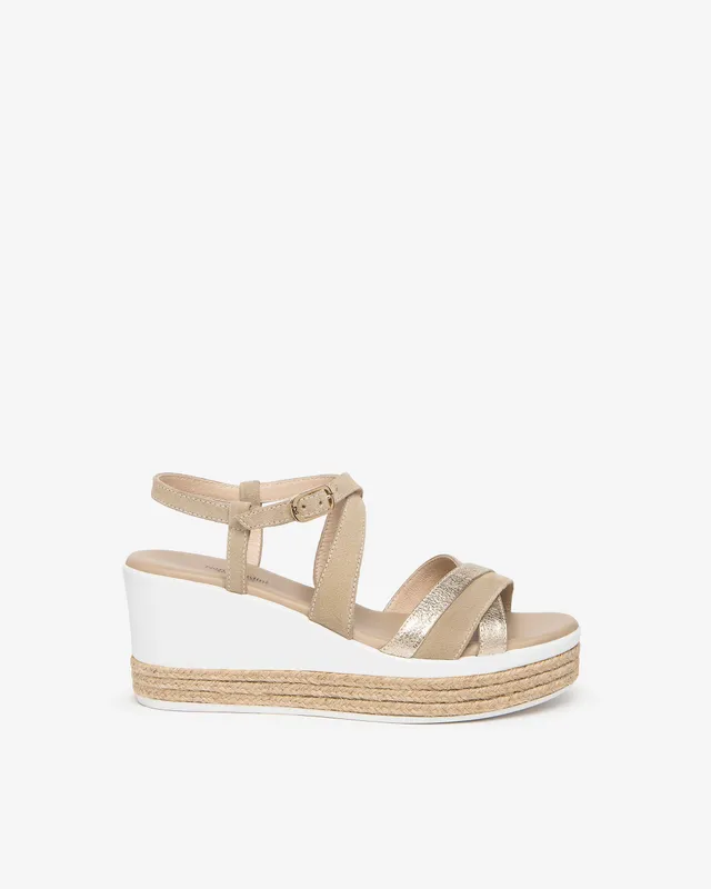 NeroGiardini Sandales Femme Daim Cuir Été