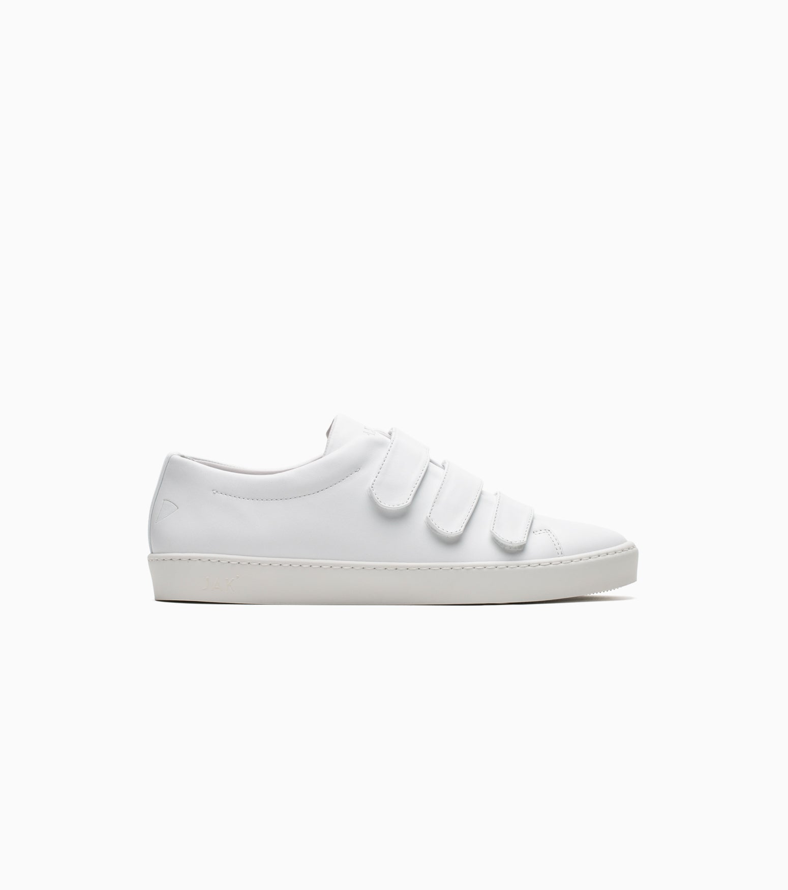 JAK Fika White sneakers cuir blanc scratch