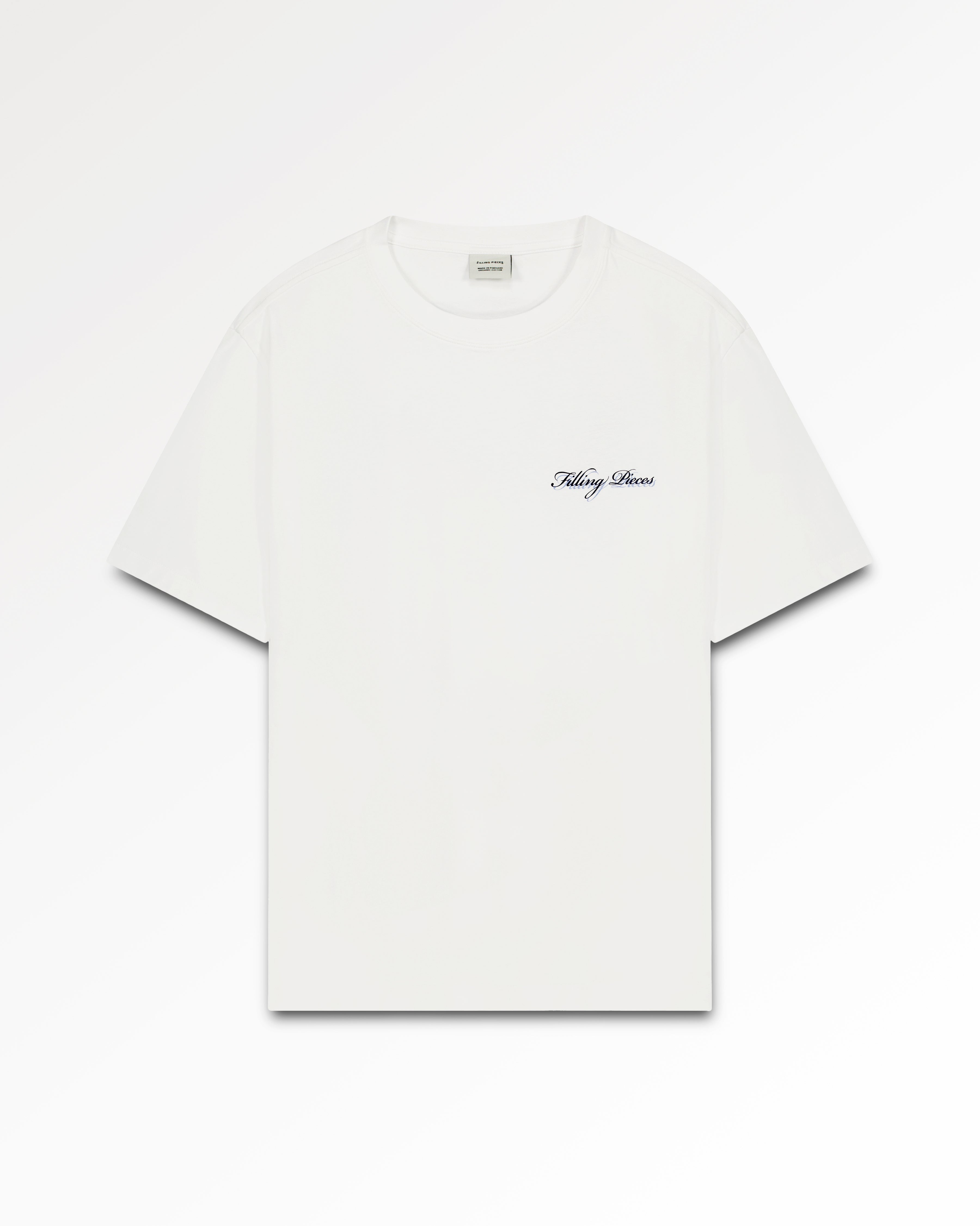 Filling Pieces Director T-Shirt Blanc Coton Bio
