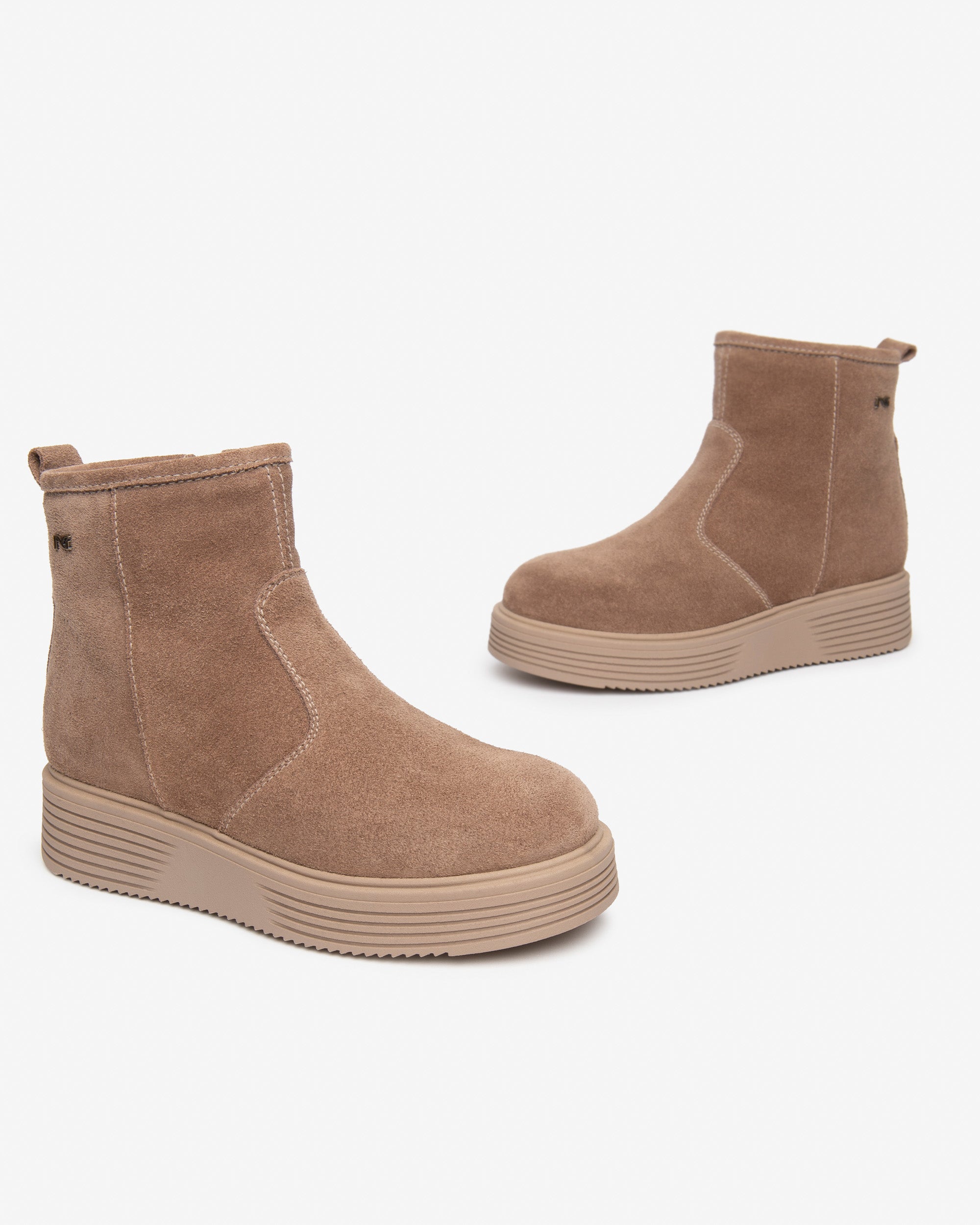 NeroGiardini Bottines Teen Fille Cuir Velours Daim